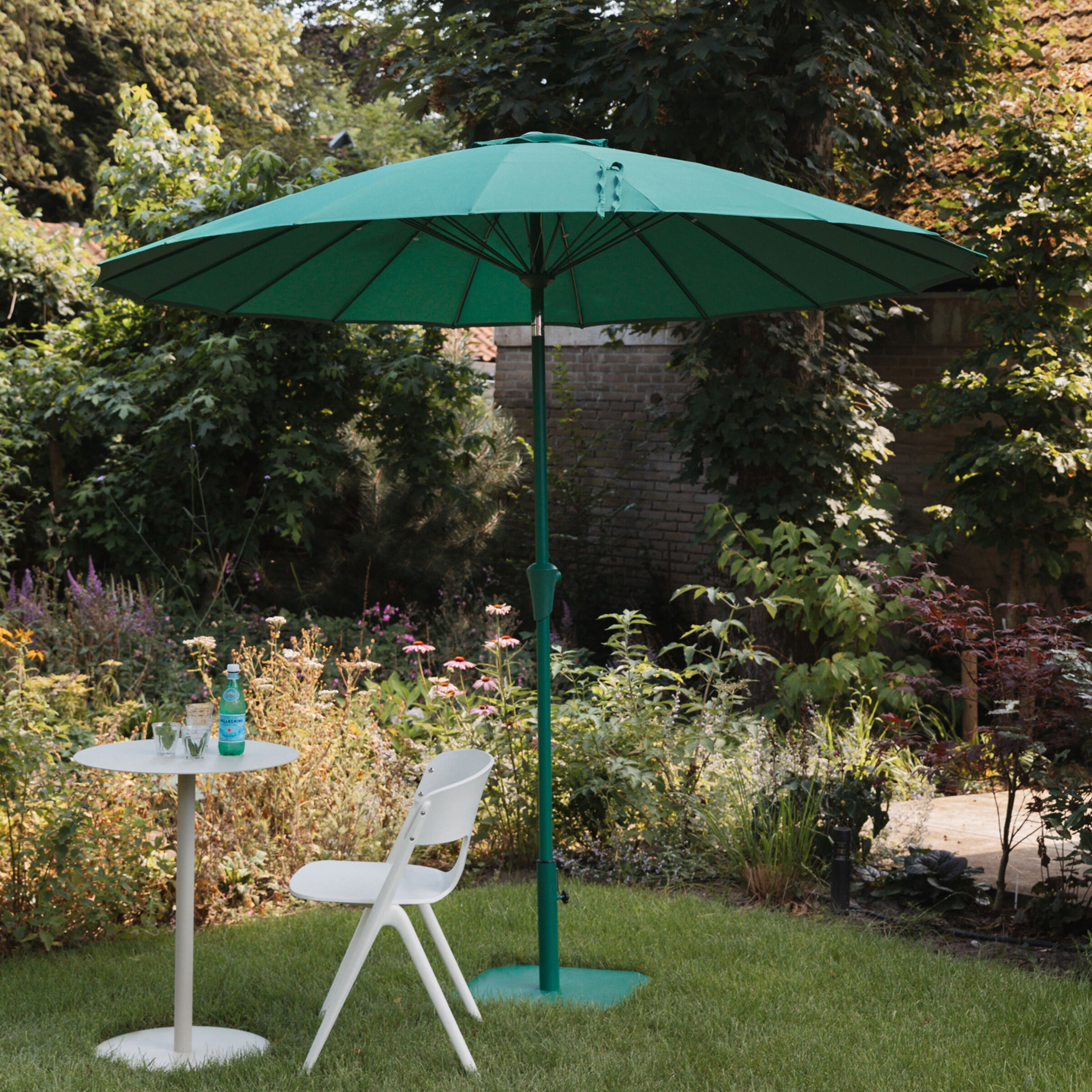 Zuiver Parasol 'Sunshine' 250cm, kleur Desert Sage