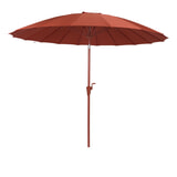 Zuiver Parasol 'Sunshine' 250cm, kleur Marsala