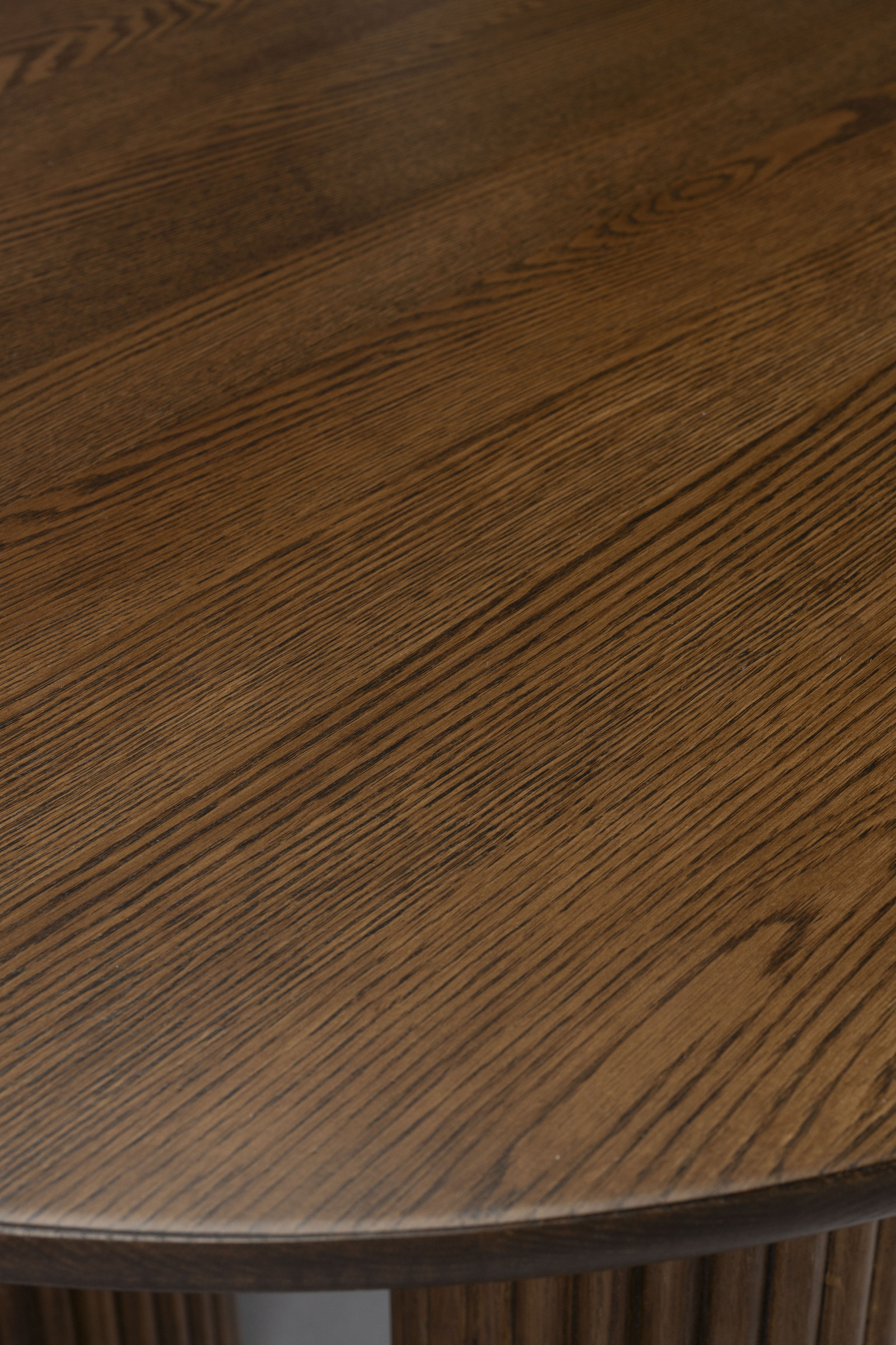 Dutchbone Ovale Eettafel 'Dean' Walnootlook, 220 x 90cm