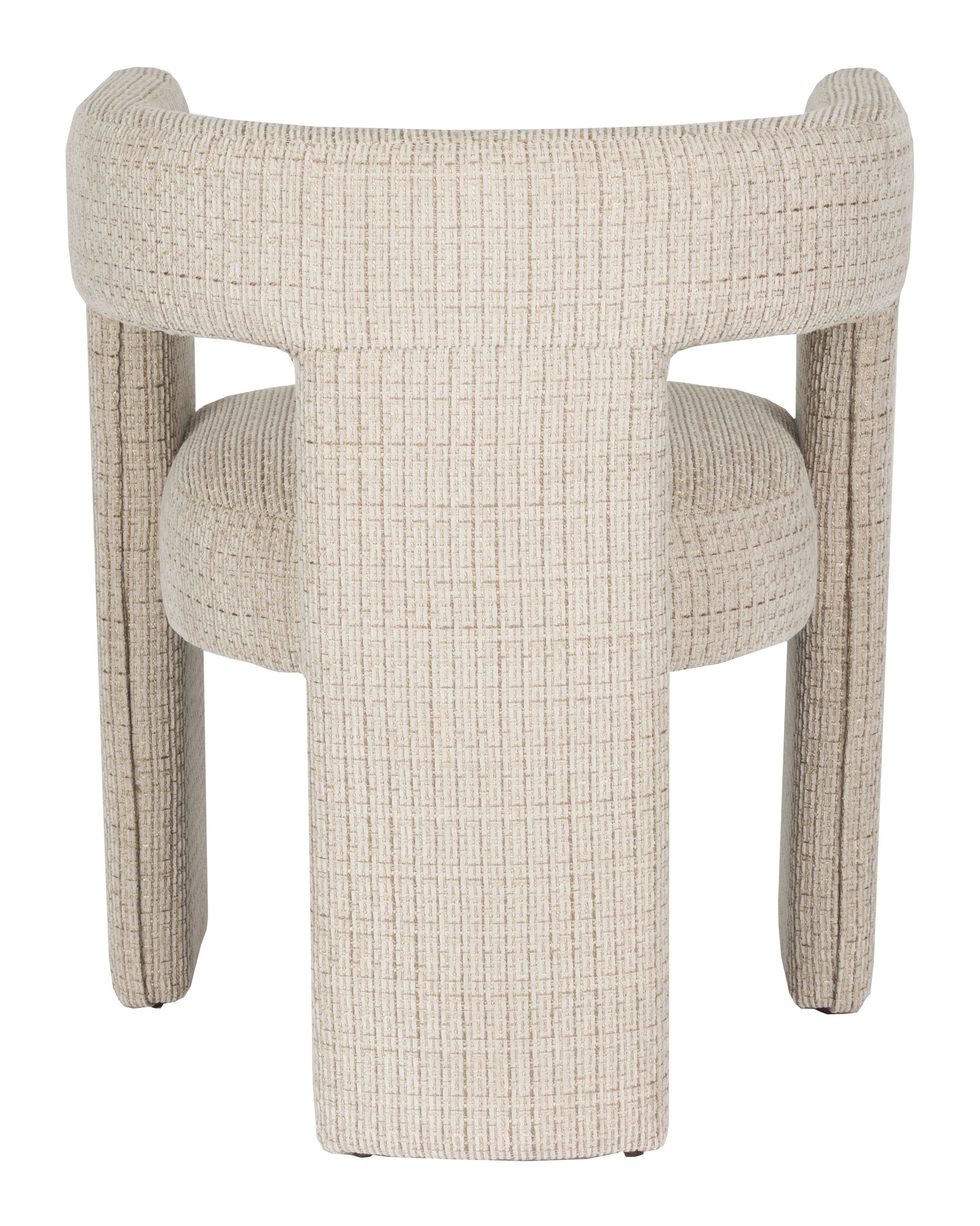 Dutchbone Eetkamerstoel 'Medina' Geweven stof, kleur Beige