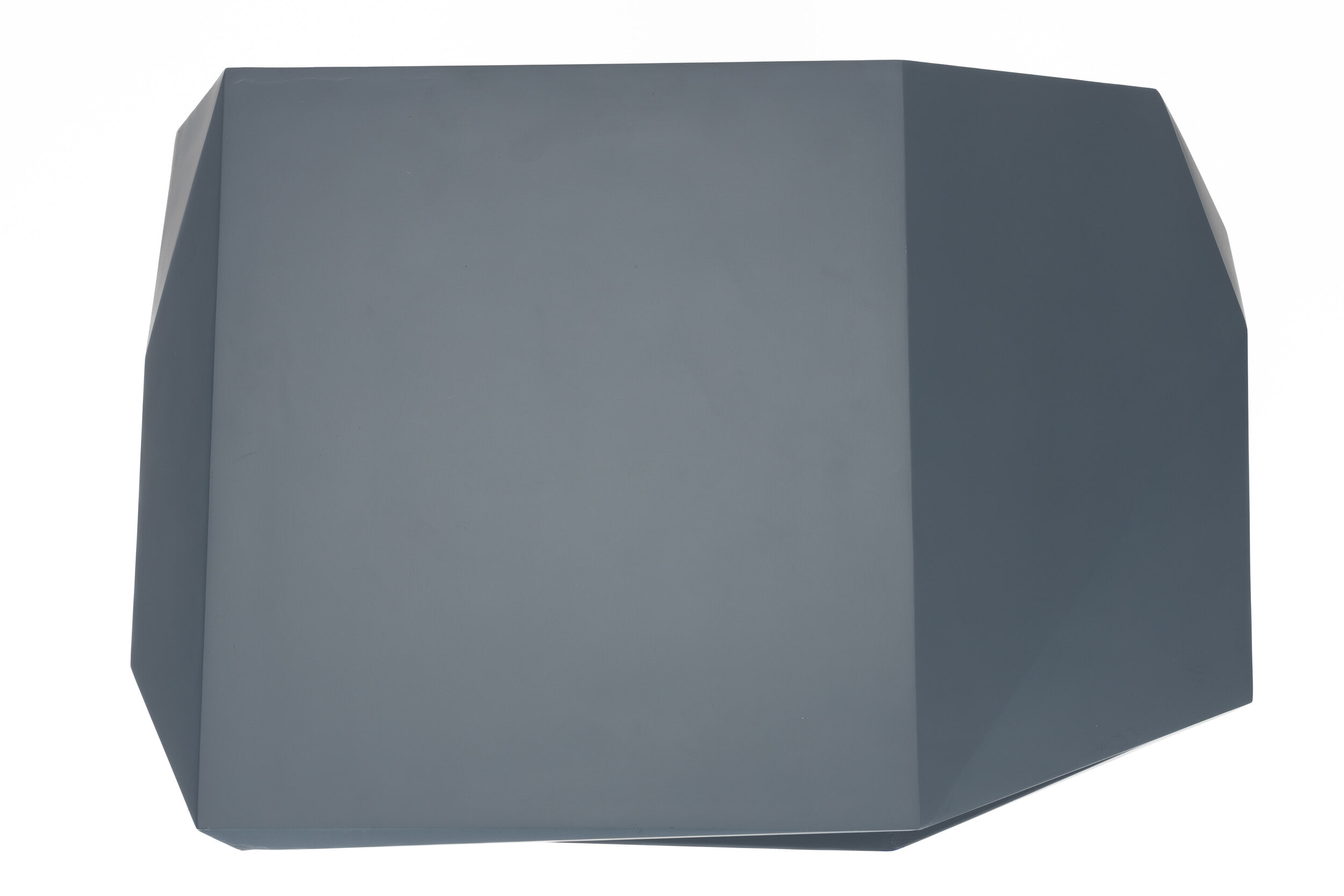 Zuiver Bijzettafel 'North' Resin en staal, 60 x 40cm, kleur Space Black