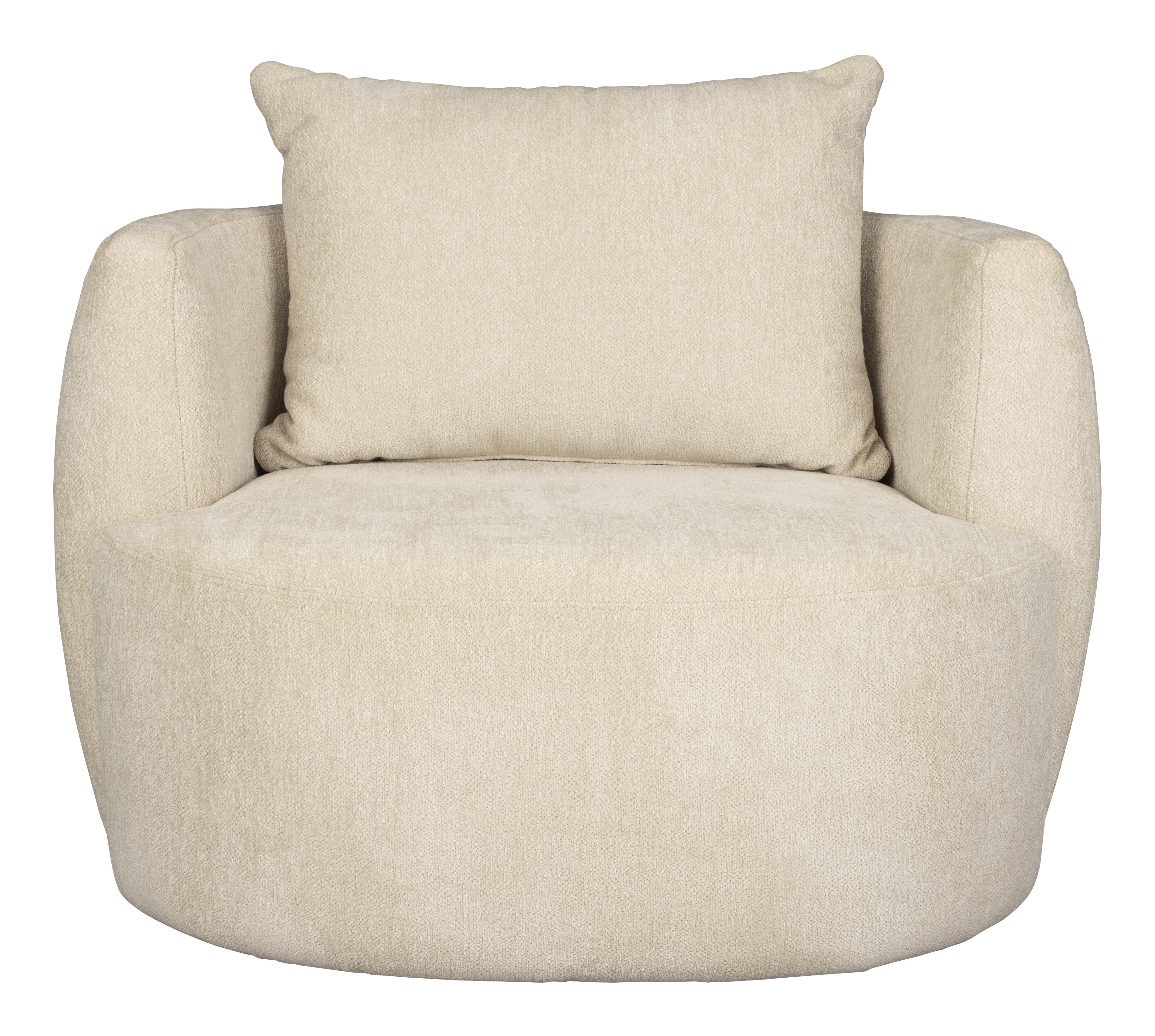 Dutchbone Fauteuil Rocca Geweven stof - Latte