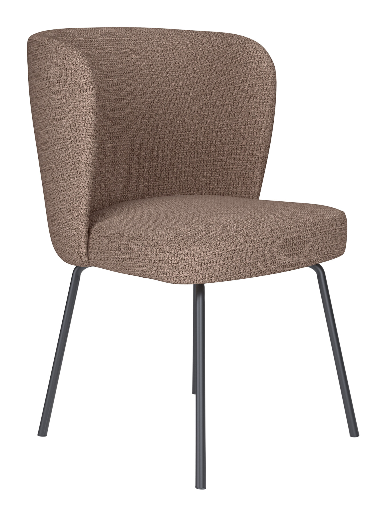 ZILT Eetkamerstoel 'Joshalyn' Geweven stof