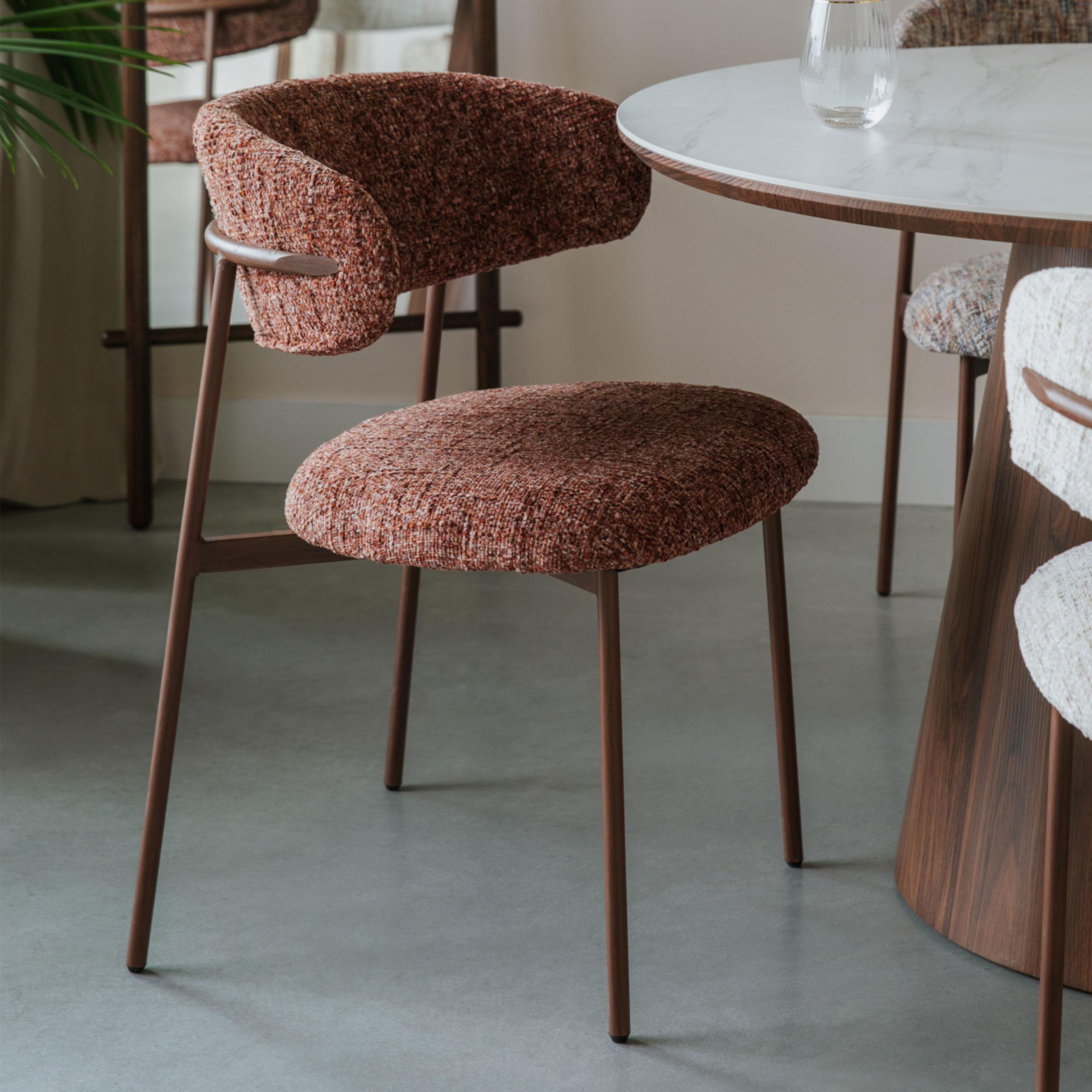 ZILT Eetkamerstoel 'Shakila' Geweven stof