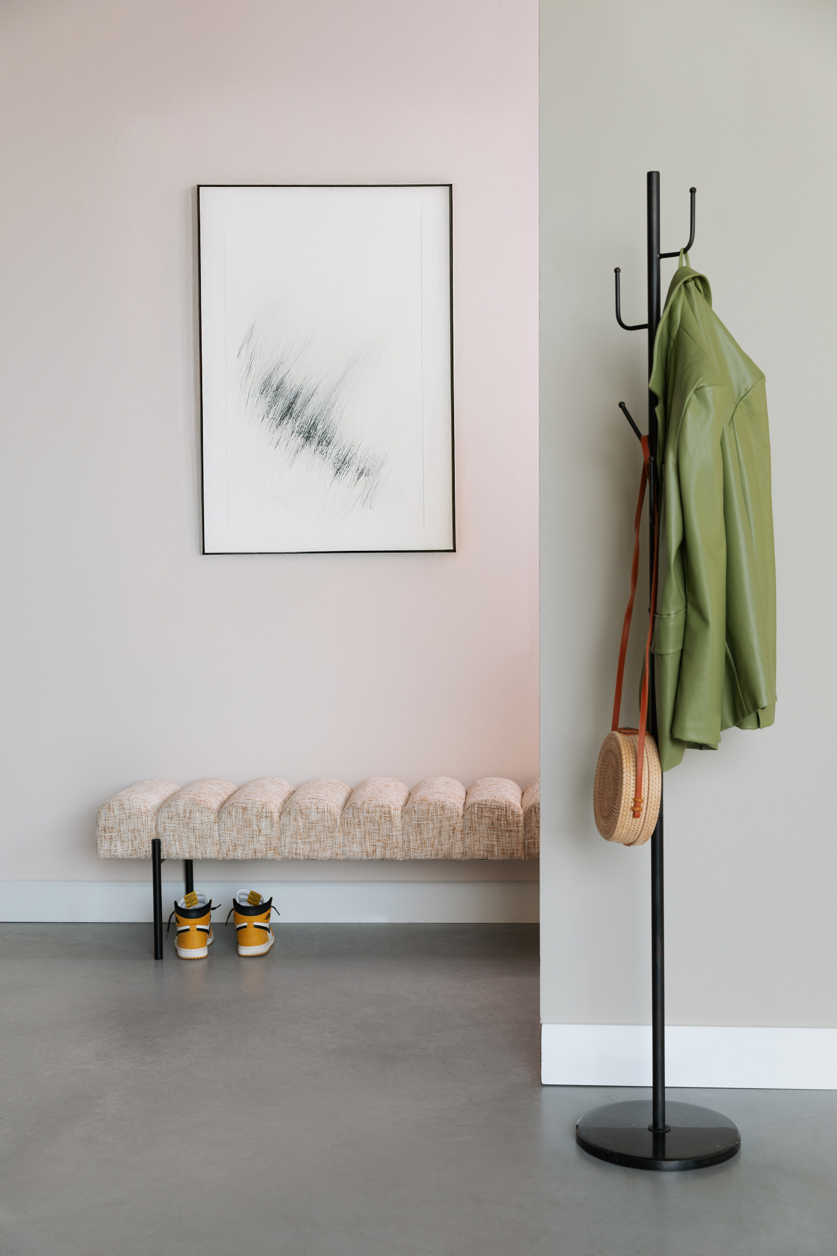 ZILT Eetkamerbank 'Krystal' 160cm, kleur Beige