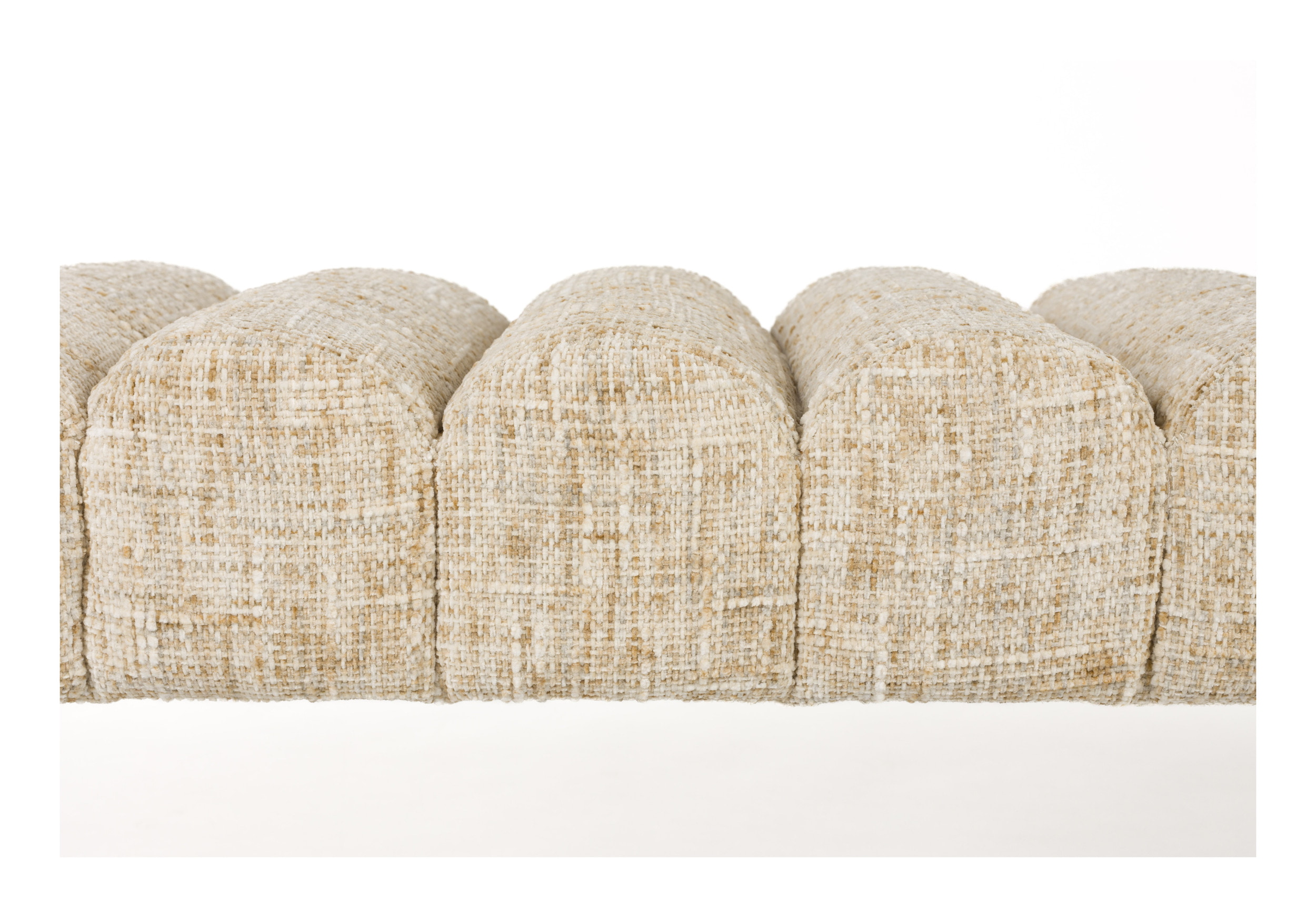 ZILT Eetkamerbank 'Krystal' 180cm, kleur Beige