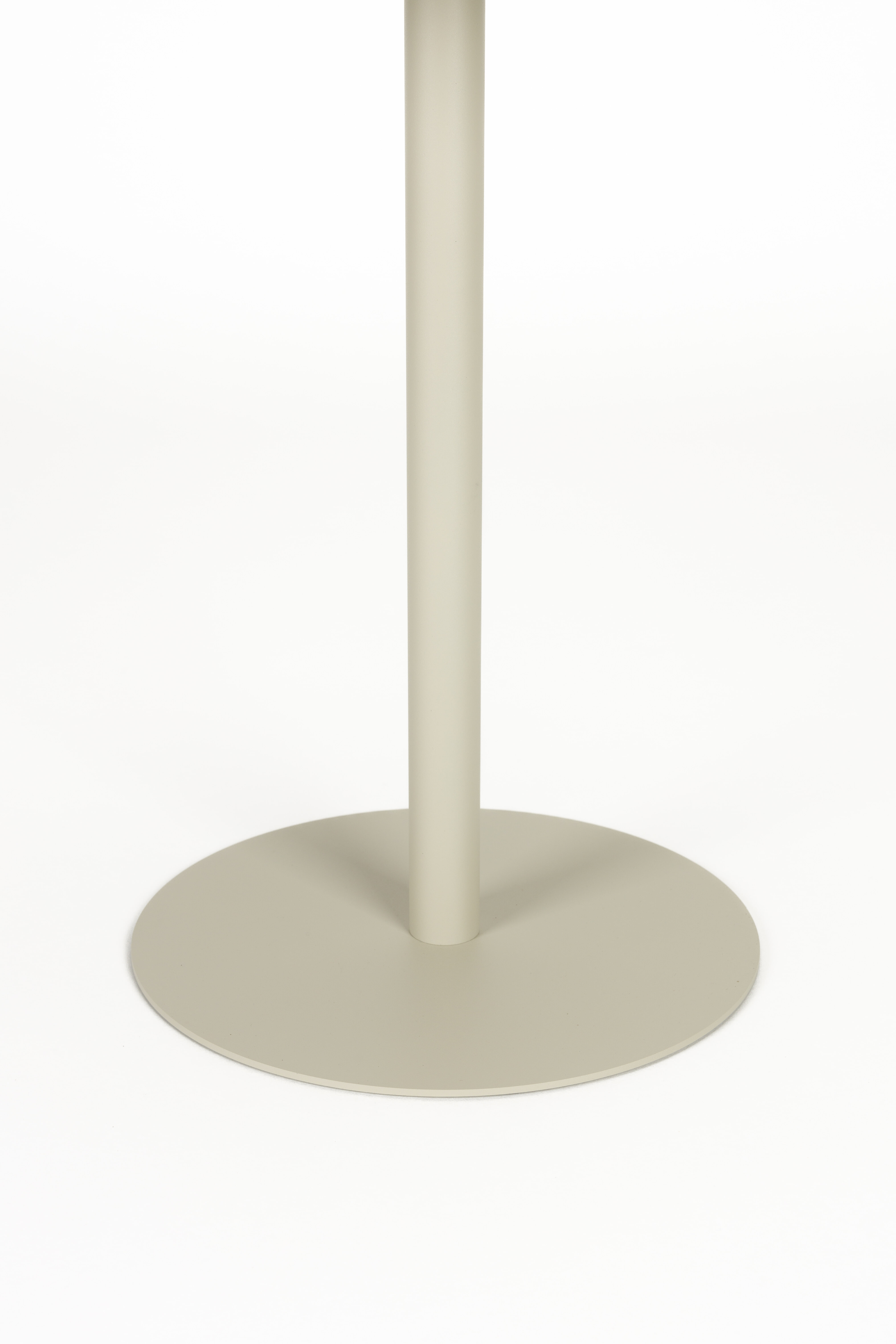Zuiver Outdoor Bijzettafel 'Snow' 35cm, kleur Brown Rice