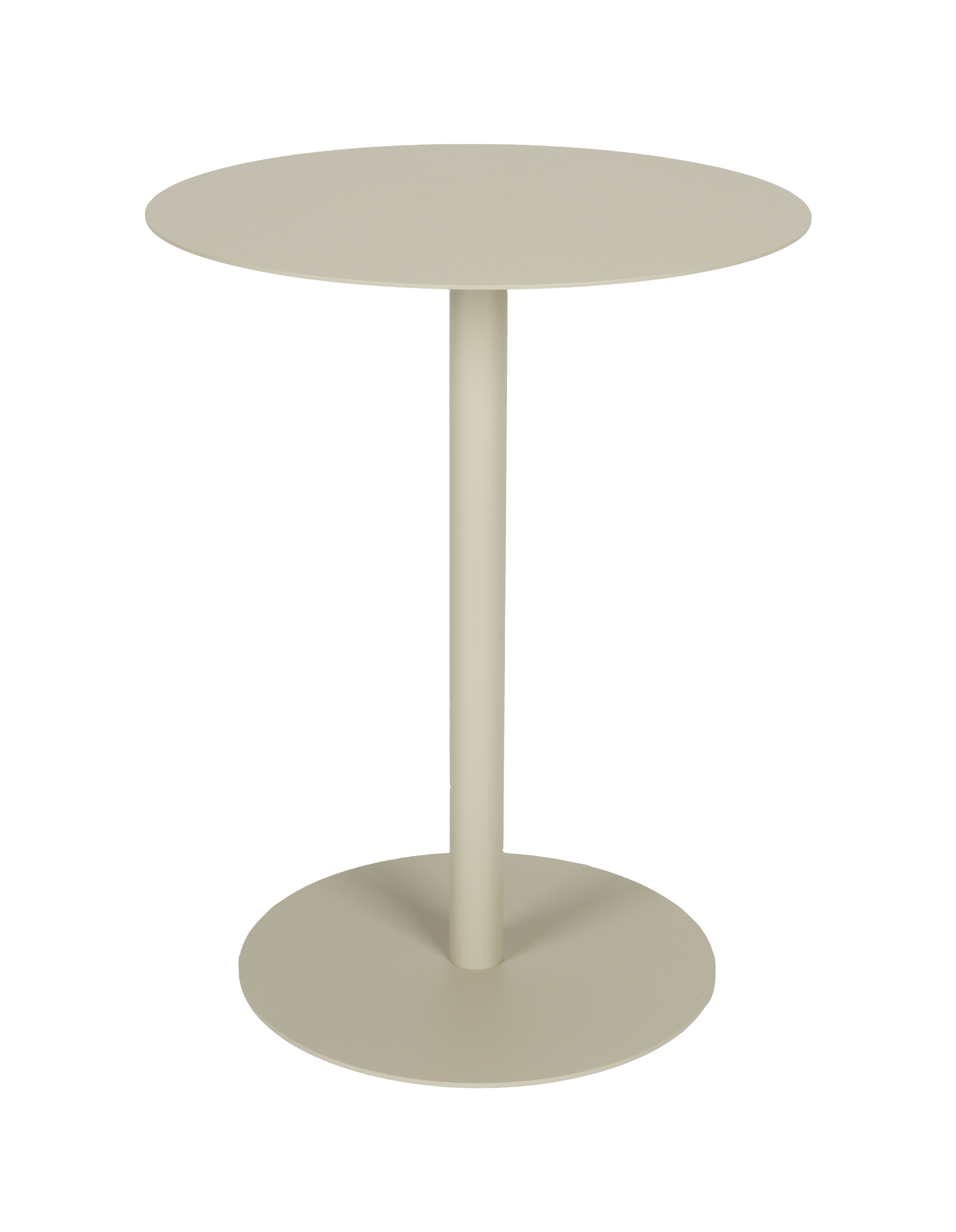 Zuiver Outdoor Bijzettafel 'Snow' 35cm, kleur Brown Rice
