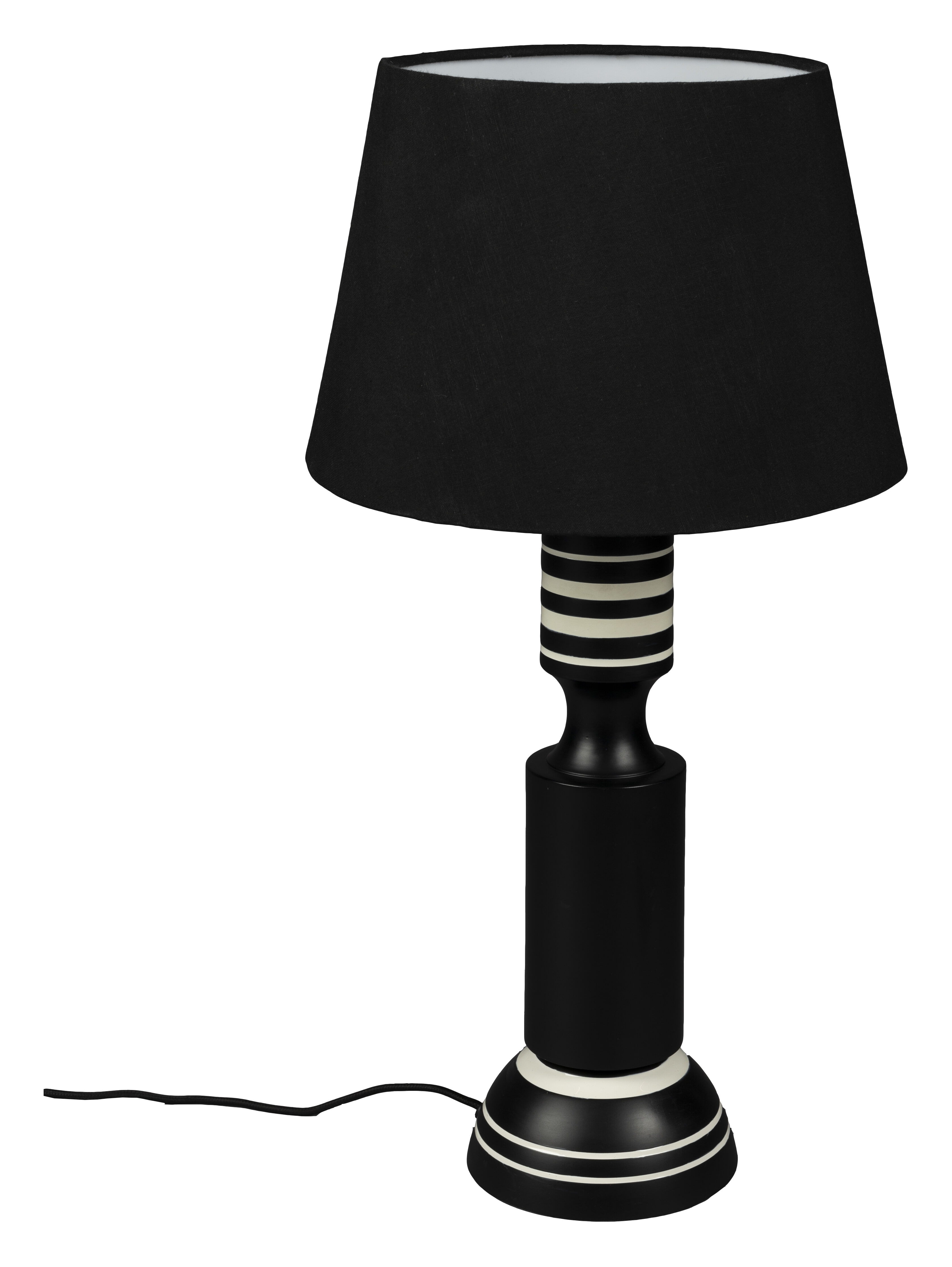 Dutchbone Tafellamp Virgil 60cm - Zwart