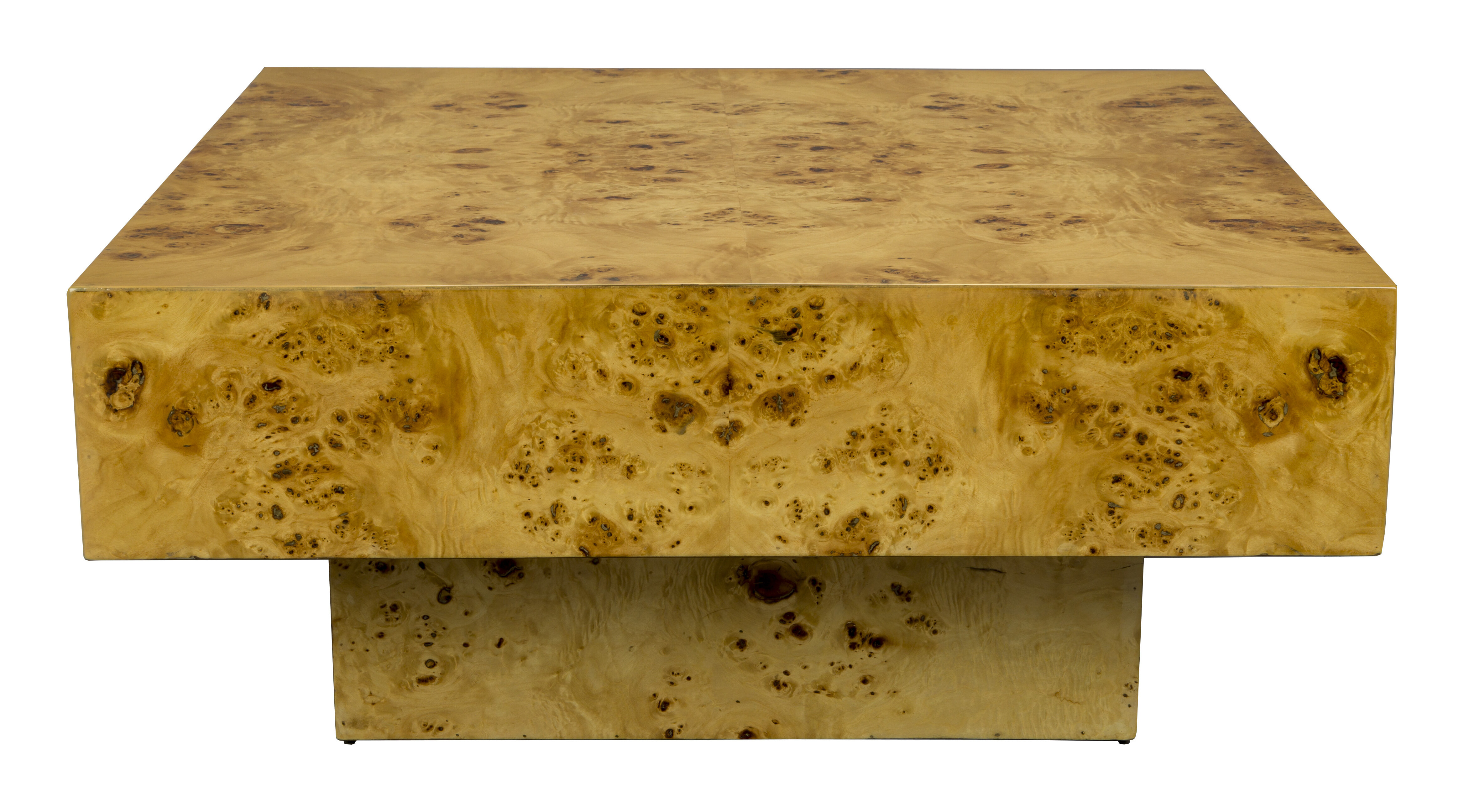 Dutchbone Salontafel Quinn Eucalyptushout, 90 x 90cm - Bruin