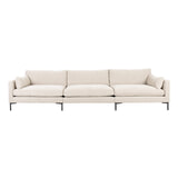 Zuiver 4,5-zits Bank 'Summer' 335cm, kleur Crème