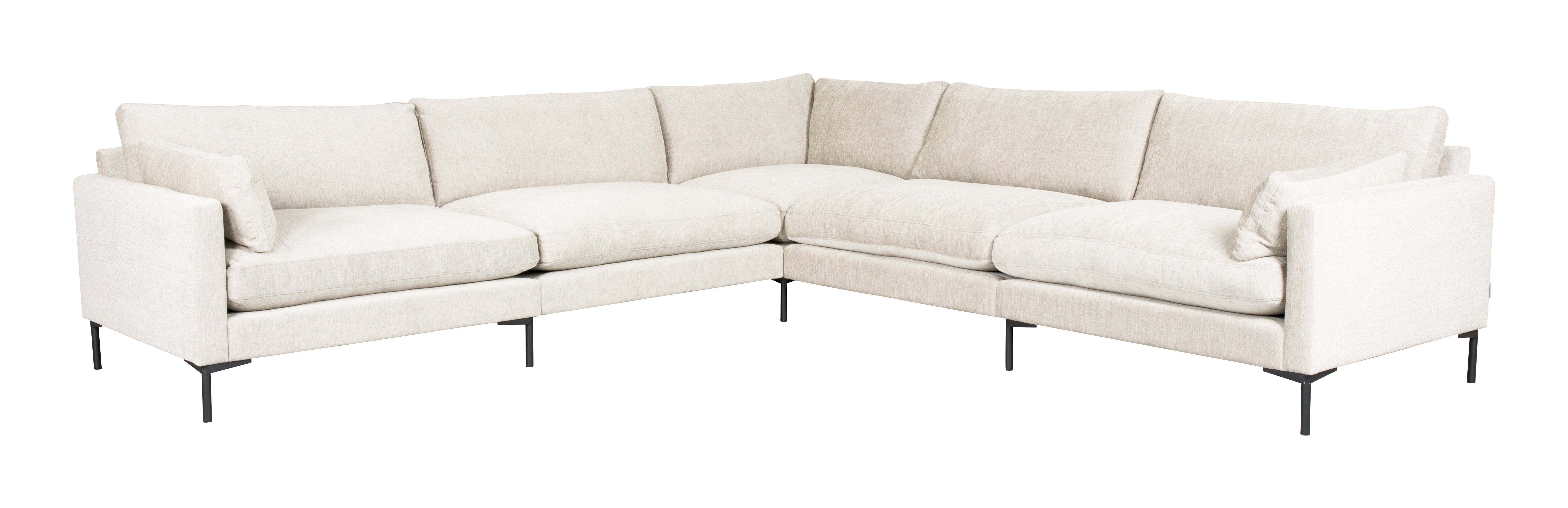 Zuiver 7-zits Hoekbank Summer - Crème
