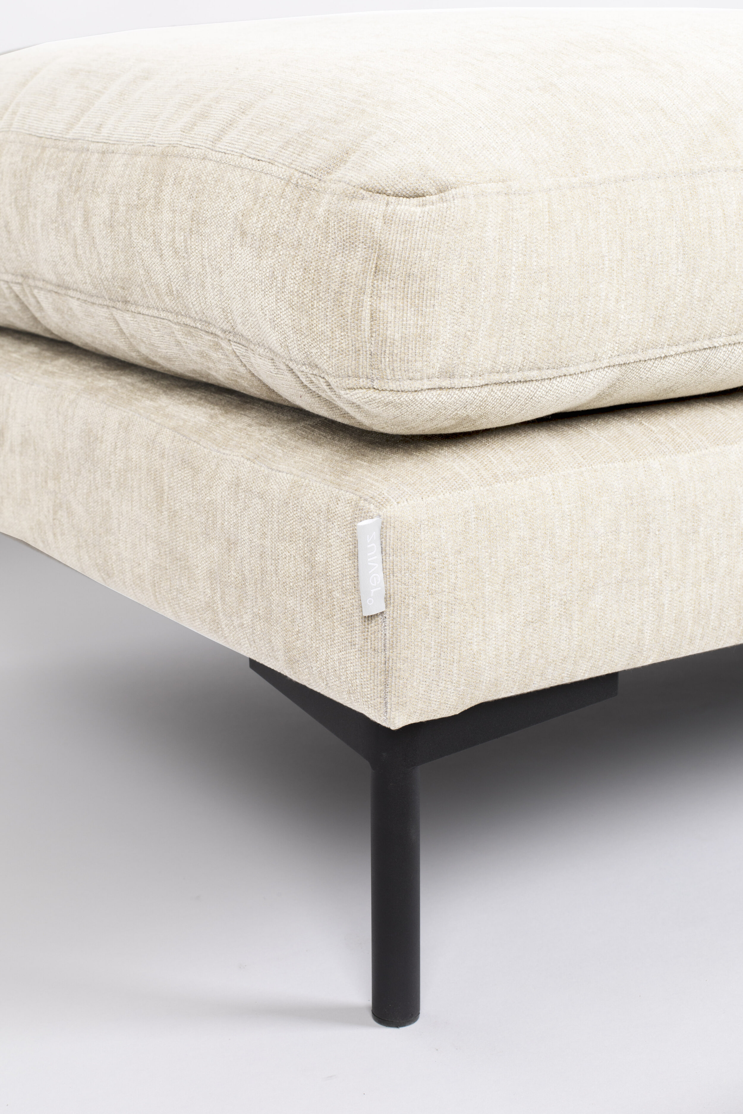 Zuiver Hocker 'Summer' kleur Crème