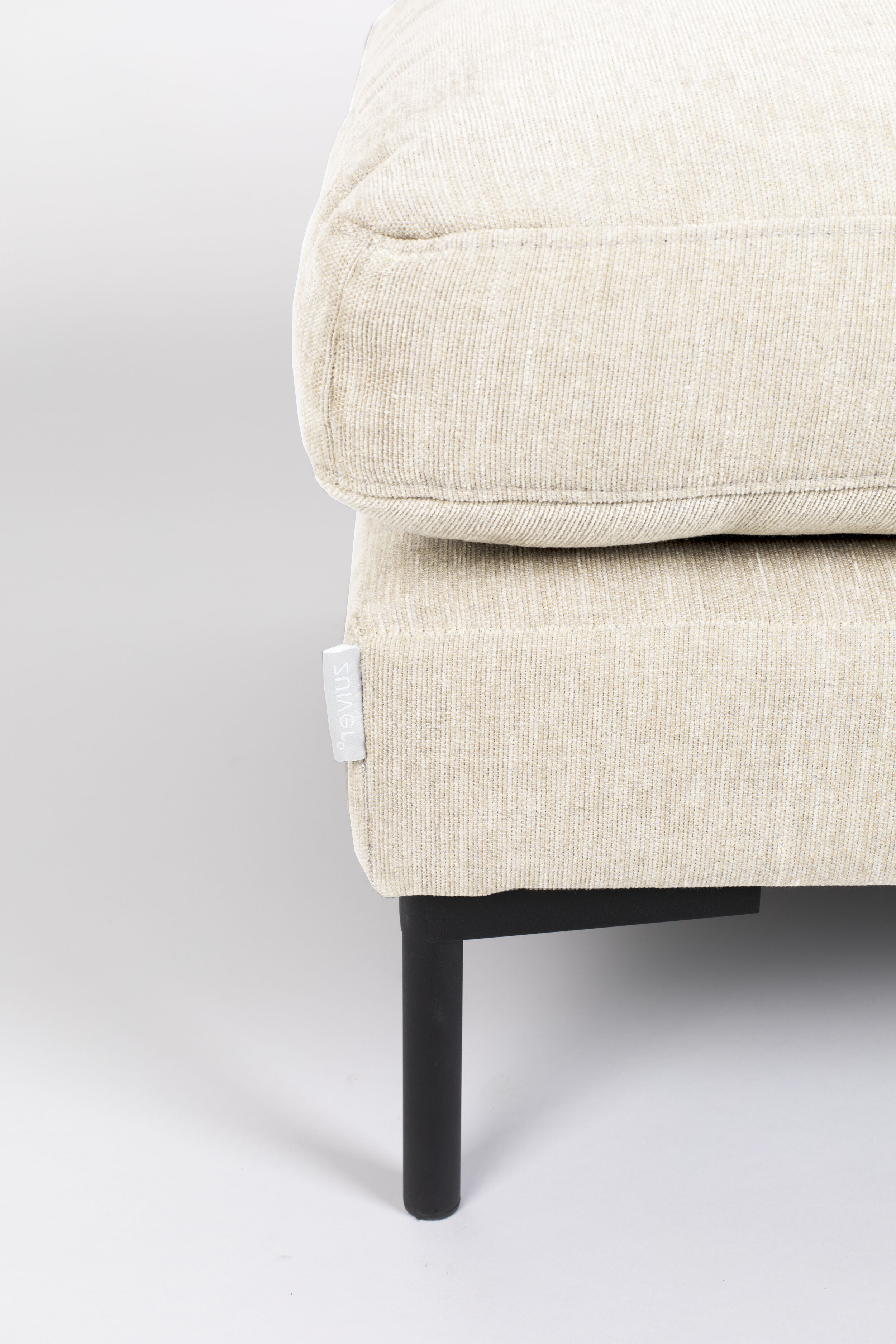 Zuiver Hocker 'Summer' kleur Crème