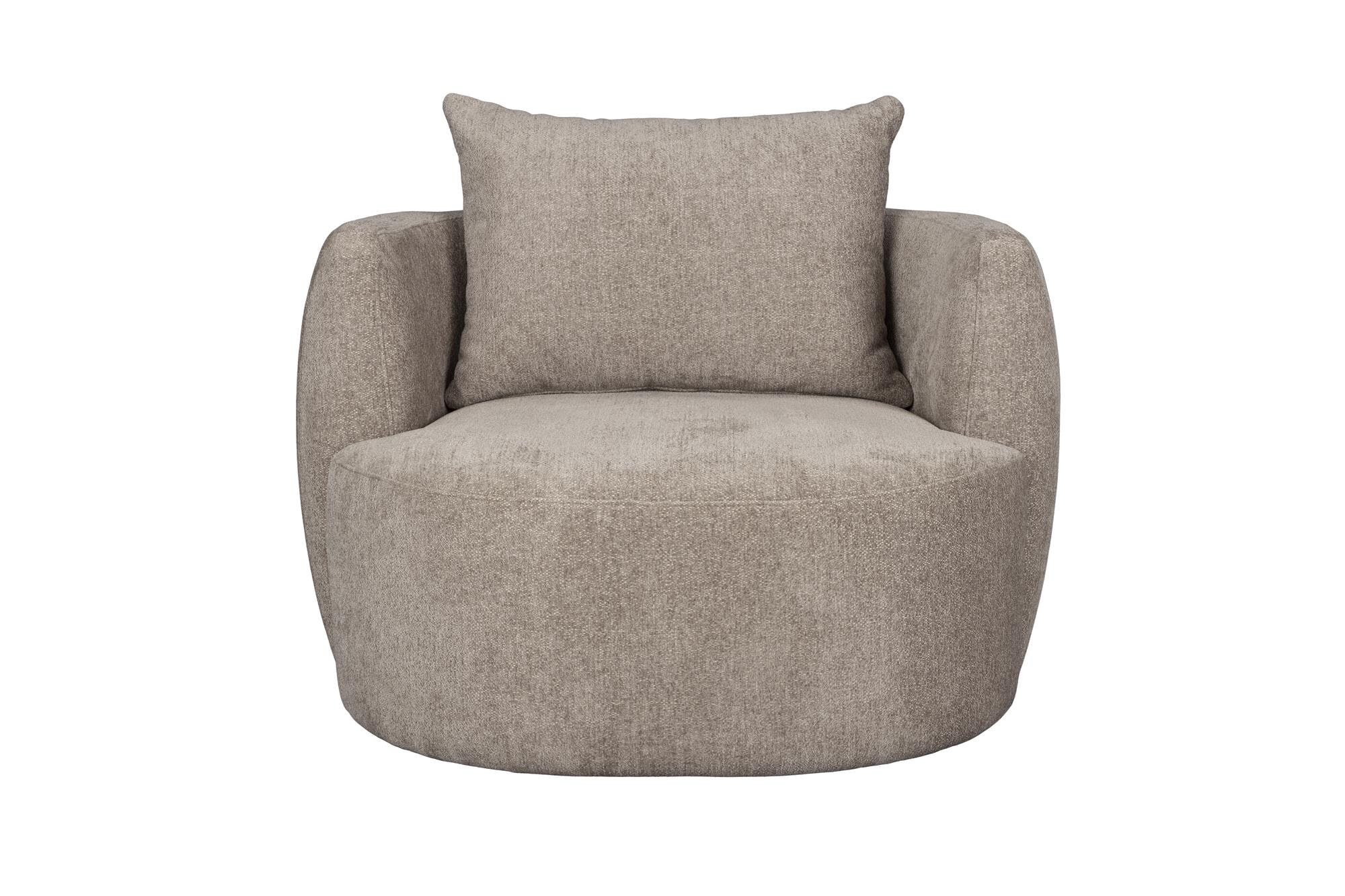 Dutchbone Rocca Fauteuil Cappuccino