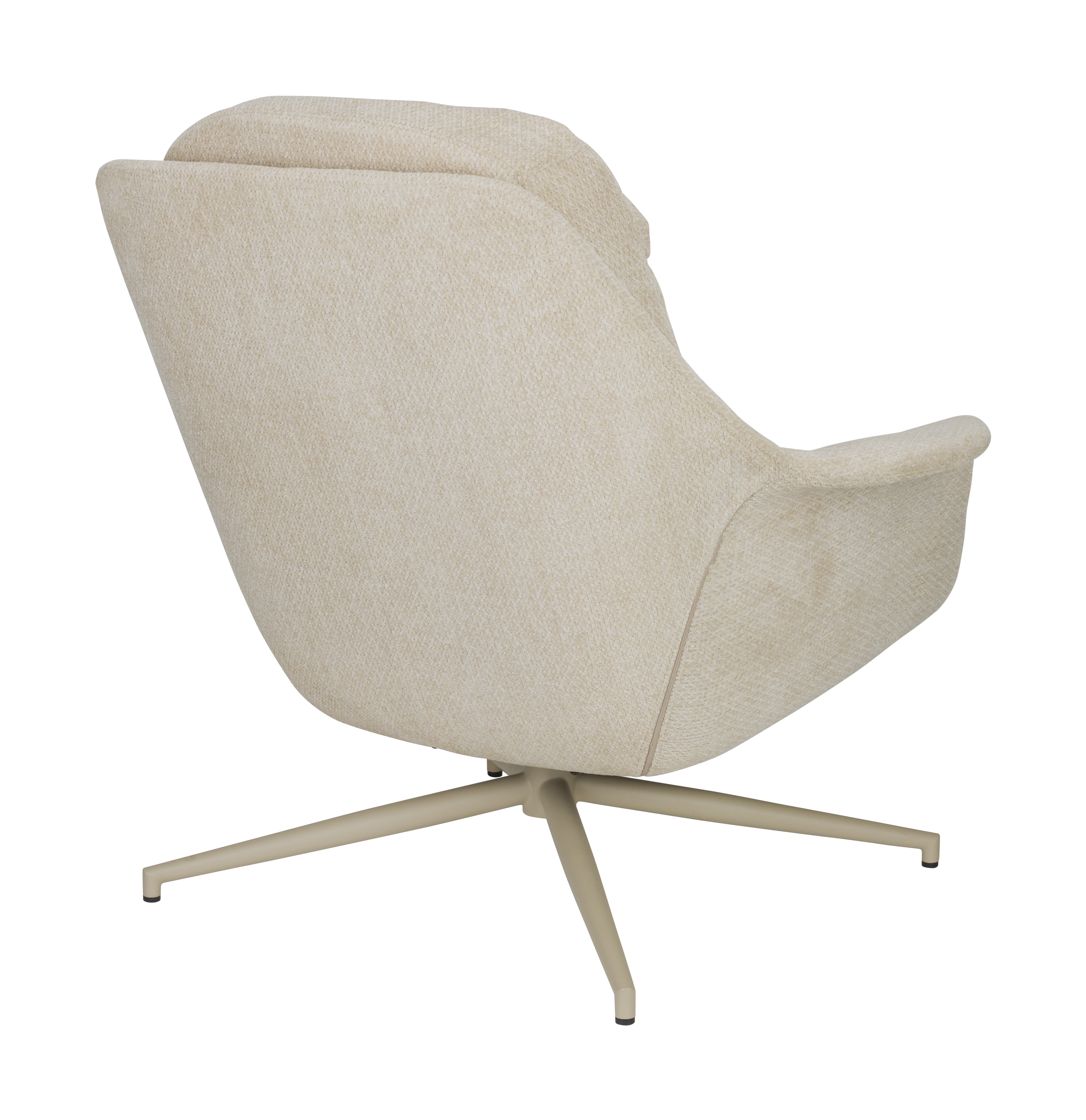 Zuiver Draaifauteuil 'Philly' kleur Beige