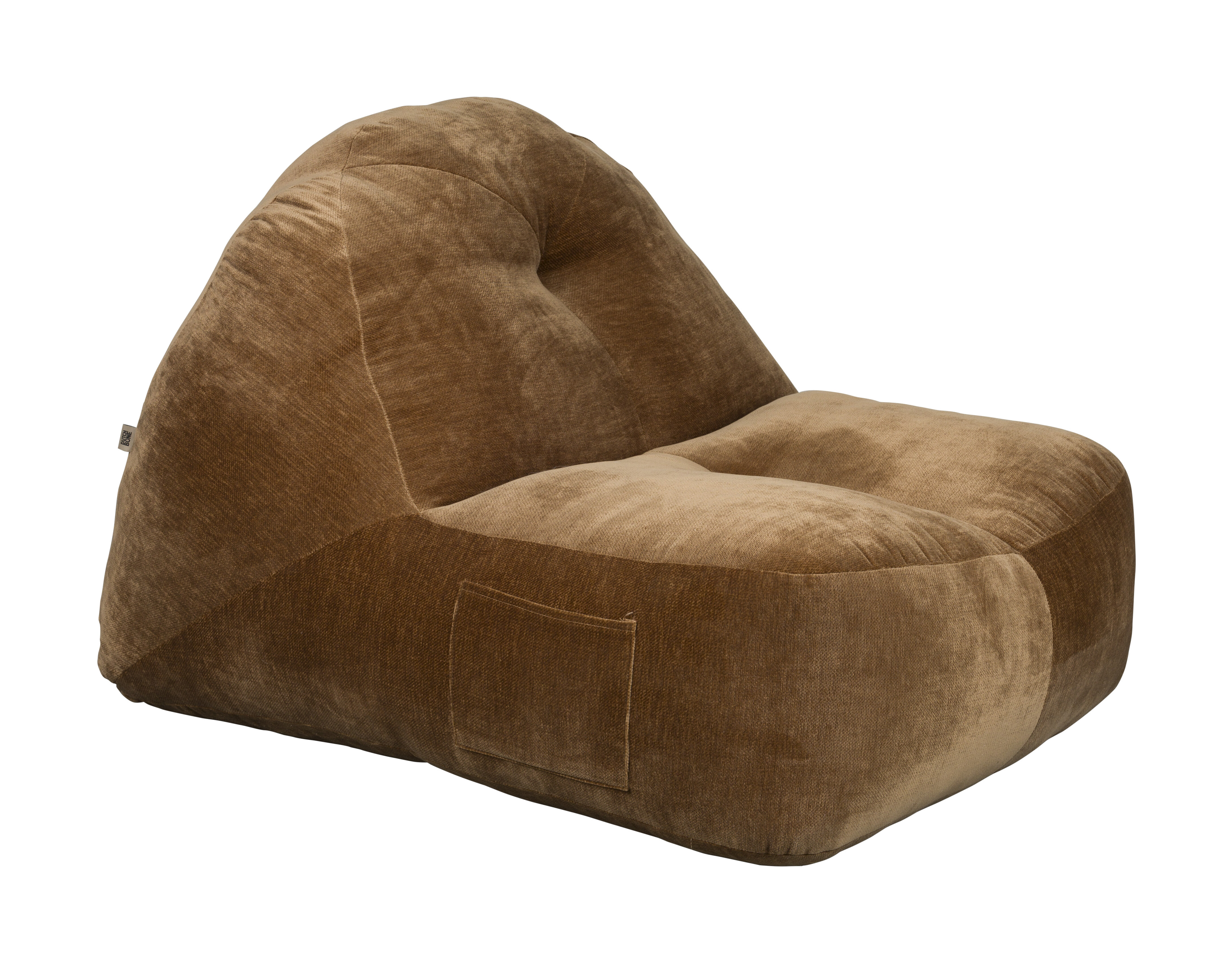 Dutchbone Zitzak Tombag Velvet - Cognac