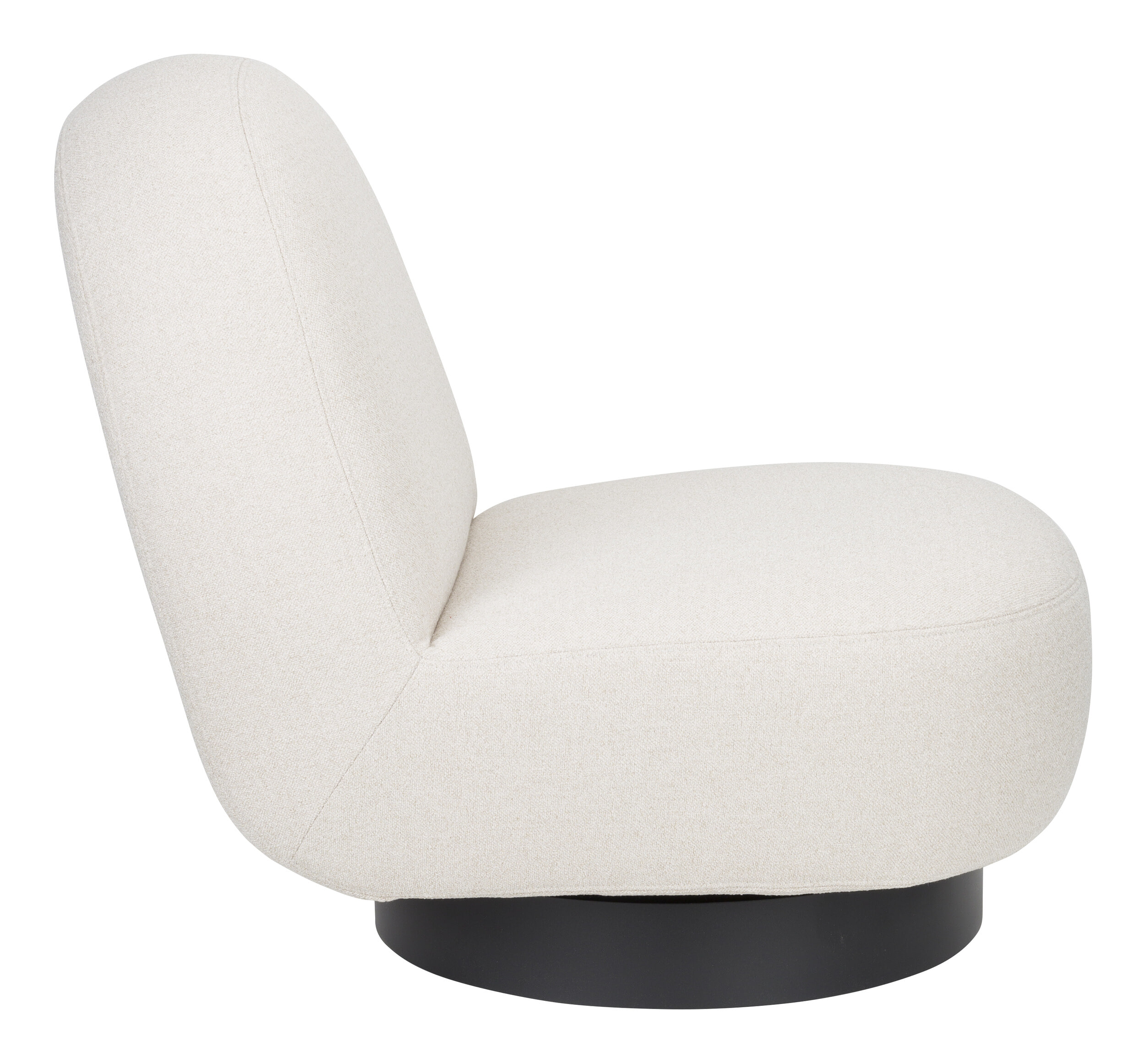 Zuiver Draaifauteuil 'Eden' kleur Latte