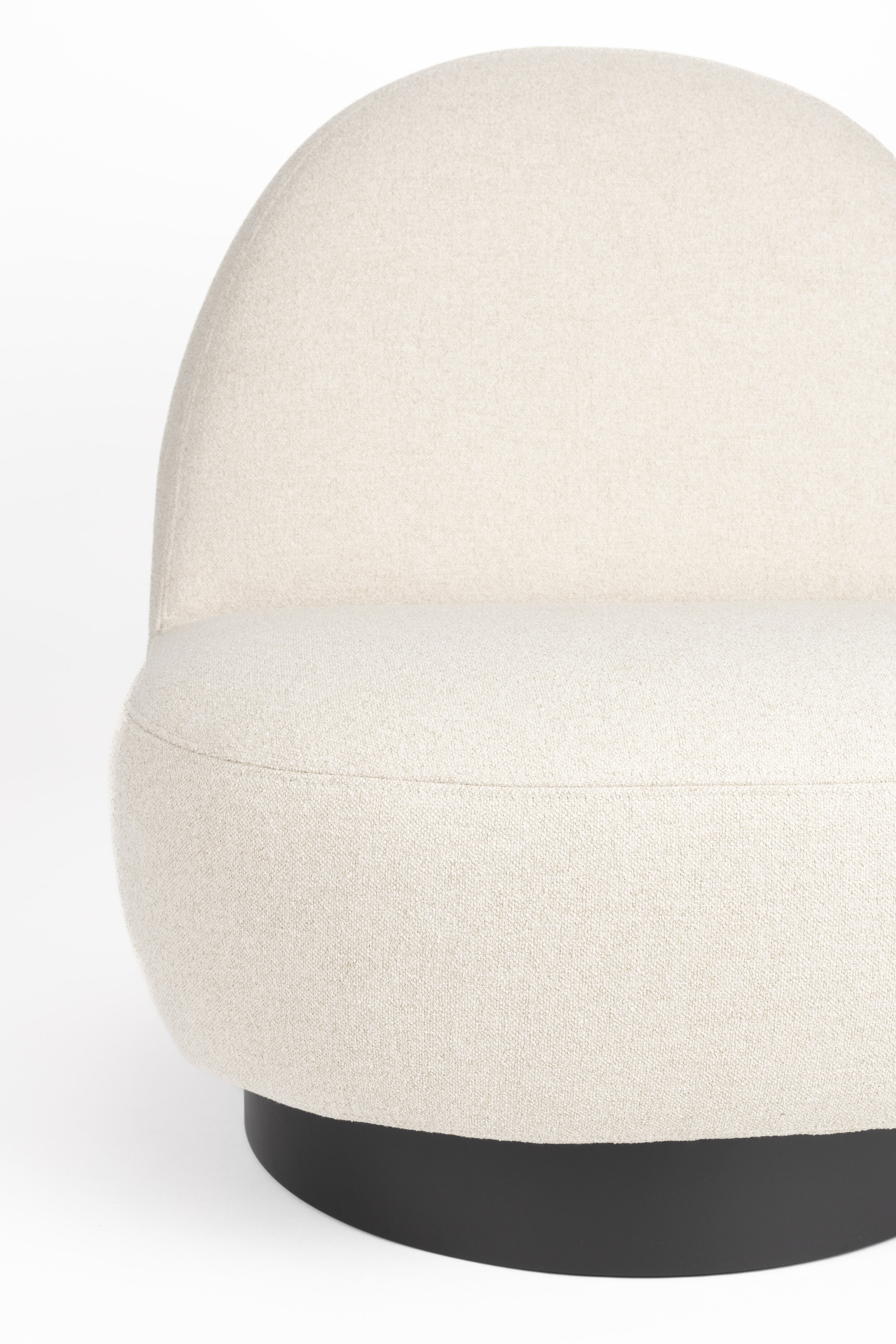 Zuiver Draaifauteuil 'Eden' kleur Latte