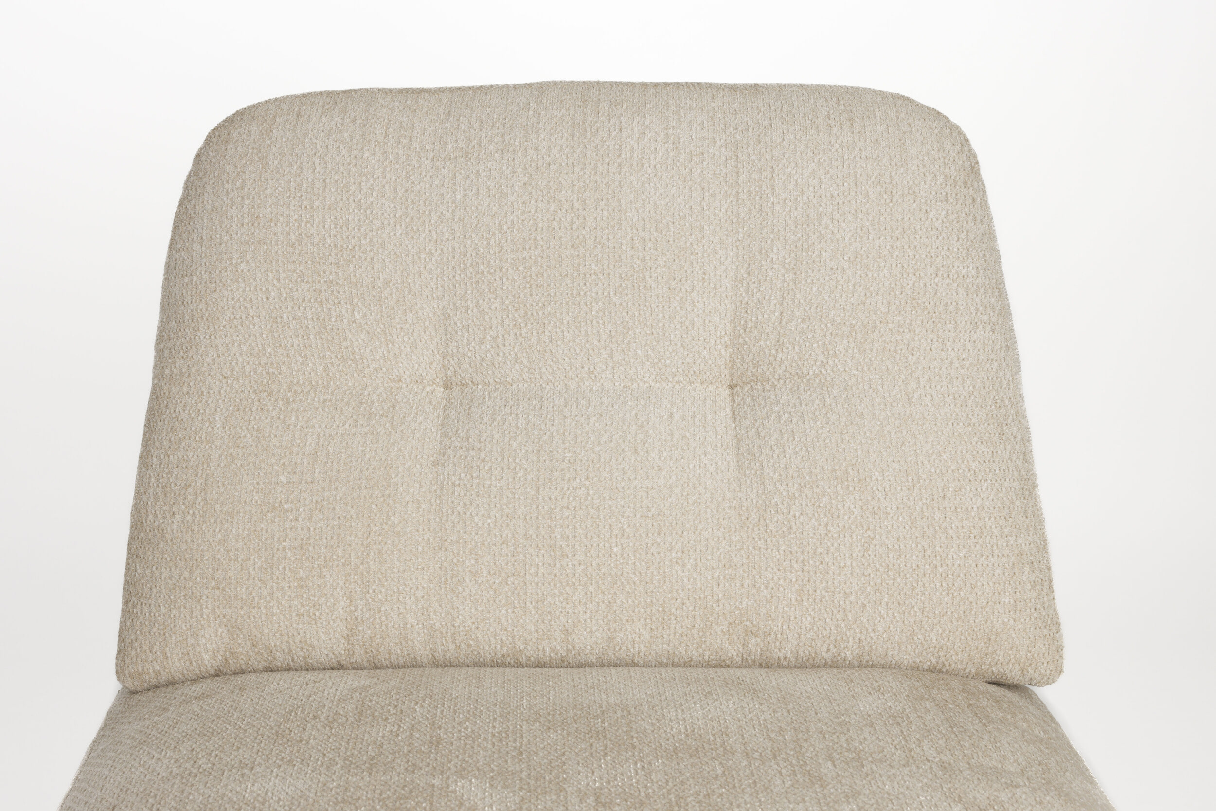 Zuiver Draaifauteuil 'Benjamin' kleur Crème
