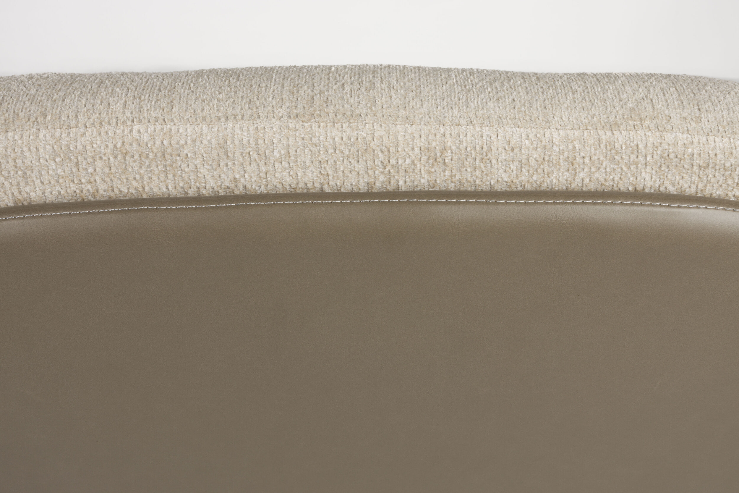 Zuiver Draaifauteuil 'Benjamin' kleur Crème