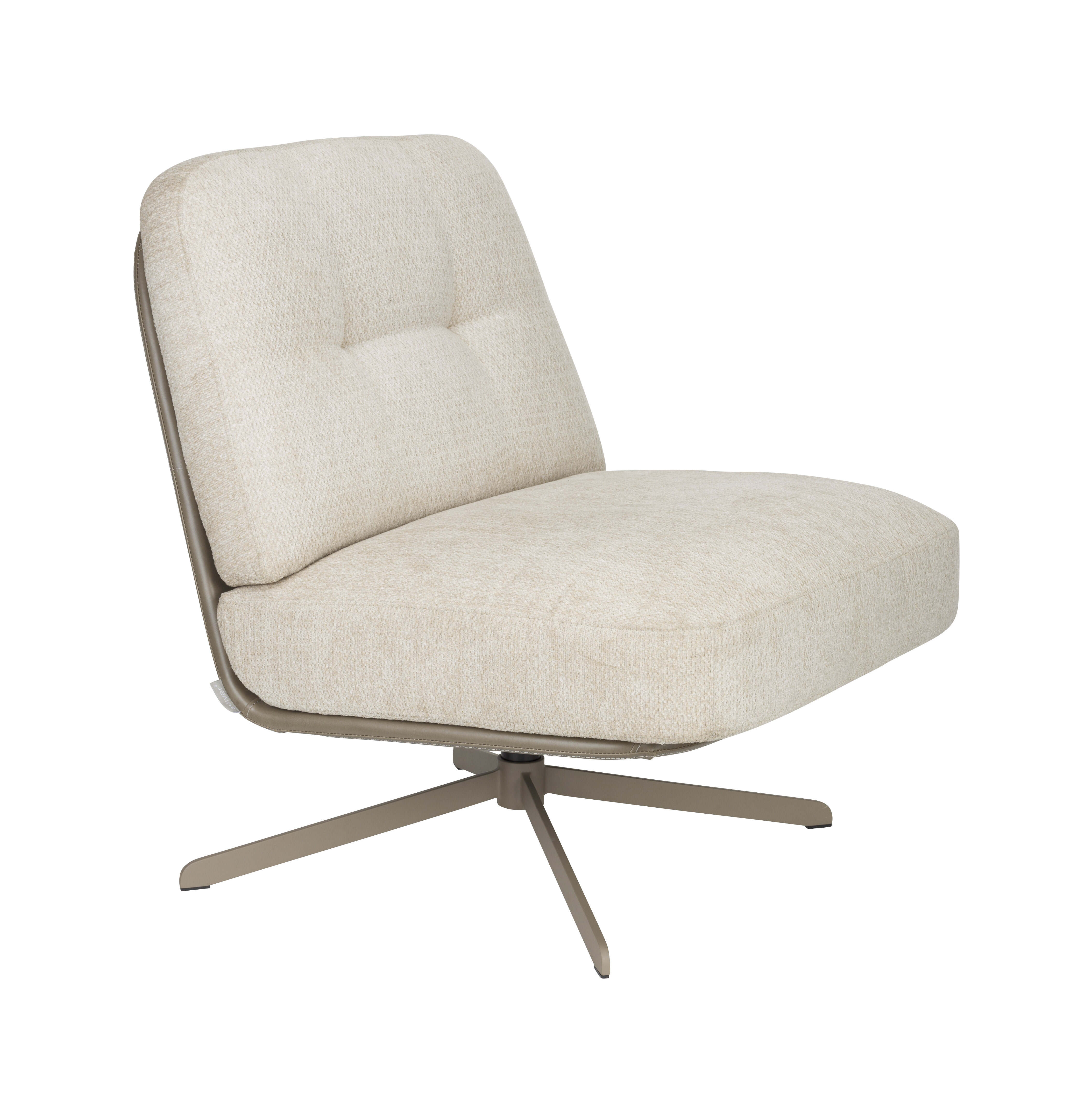 Zuiver Draaifauteuil Benjamin - Crème