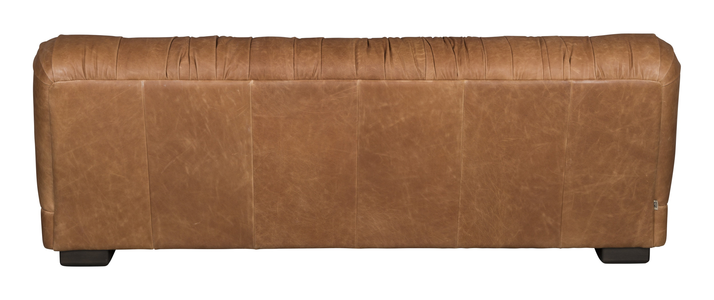 Dutchbone 3-zits Bank 'Douglas' Wax Leder, kleur Cognac