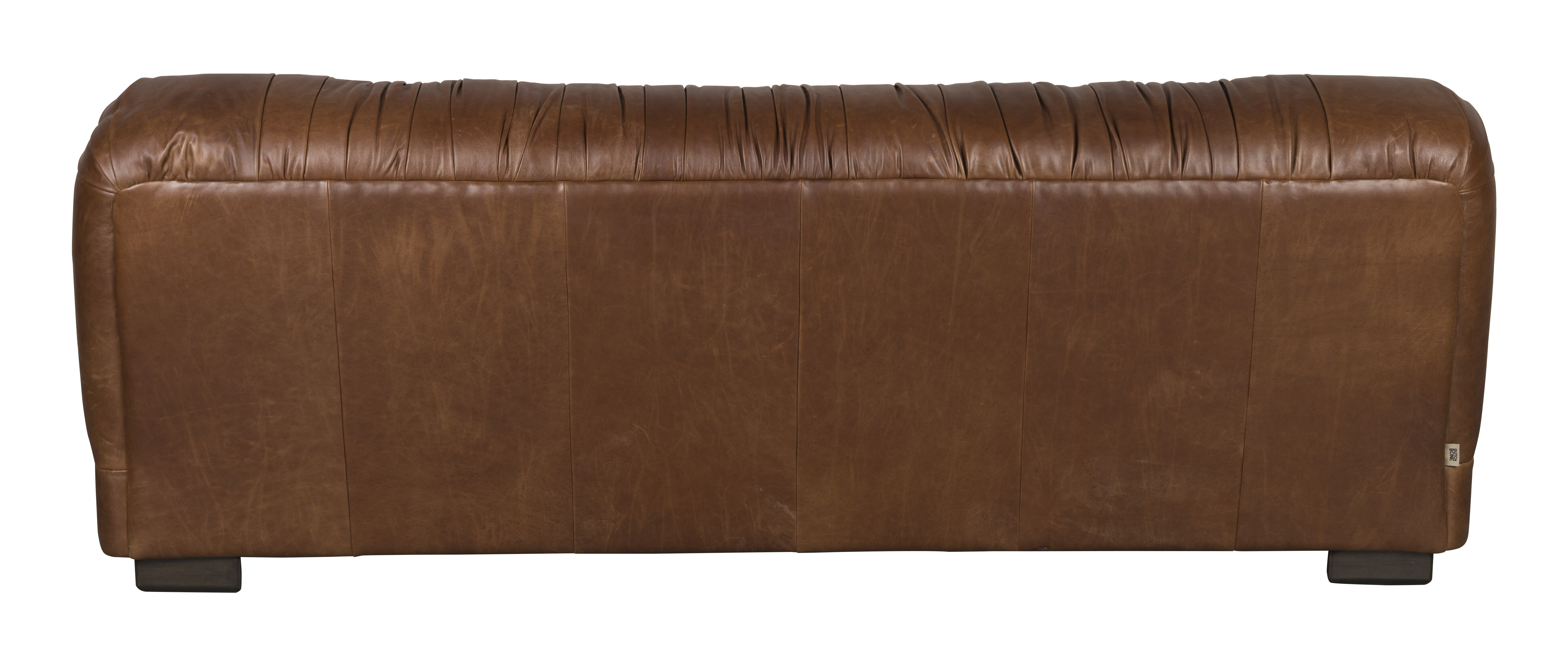 Dutchbone 3-zits Bank 'Douglas' Wax Leder, kleur Chocolate