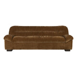 Dutchbone 3-zits Bank 'Douglas' Velvet, kleur Cognac