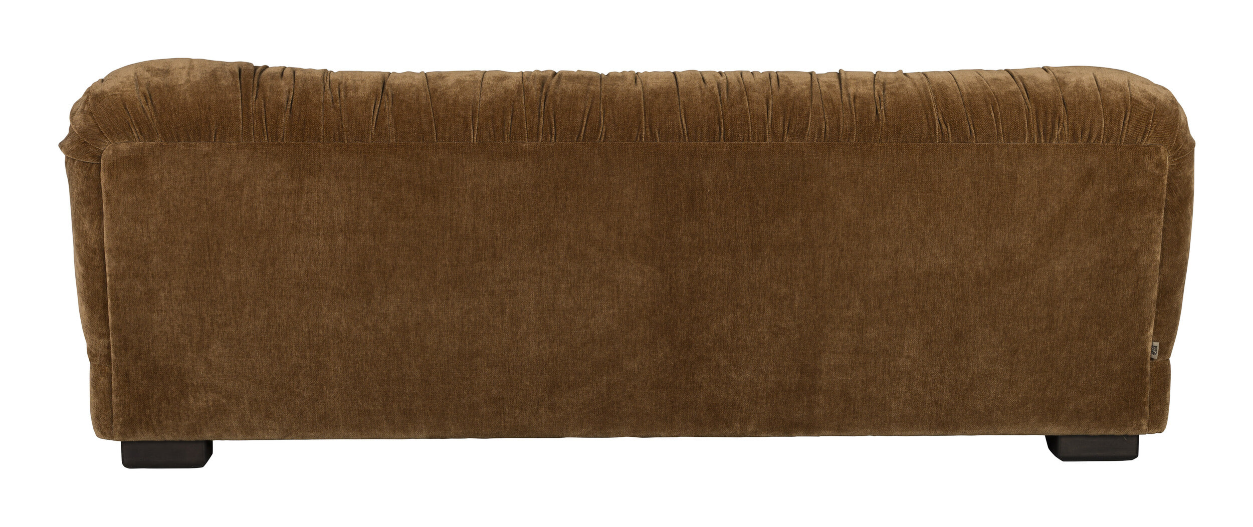Dutchbone 3-zits Bank 'Douglas' Velvet, kleur Cognac