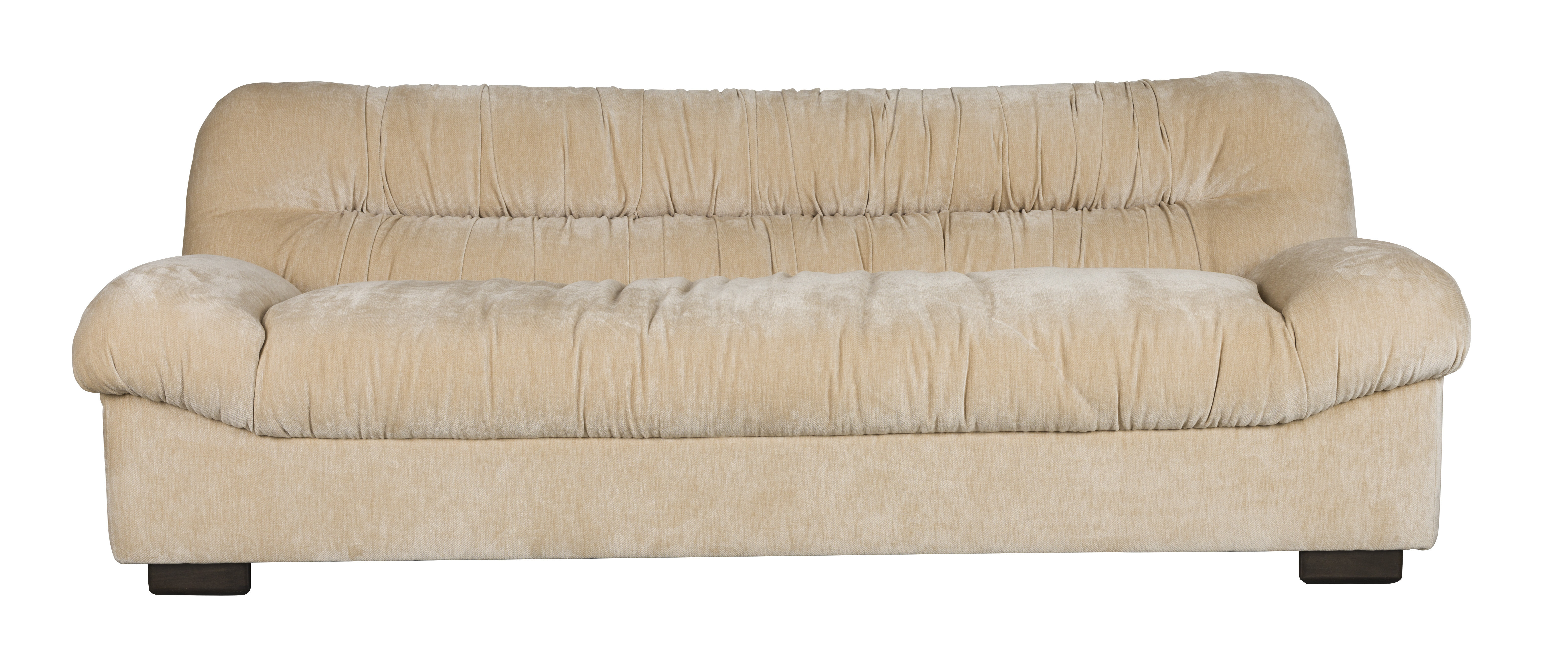 Dutchbone 3-zits Bank 'Douglas' Velvet, kleur Beige