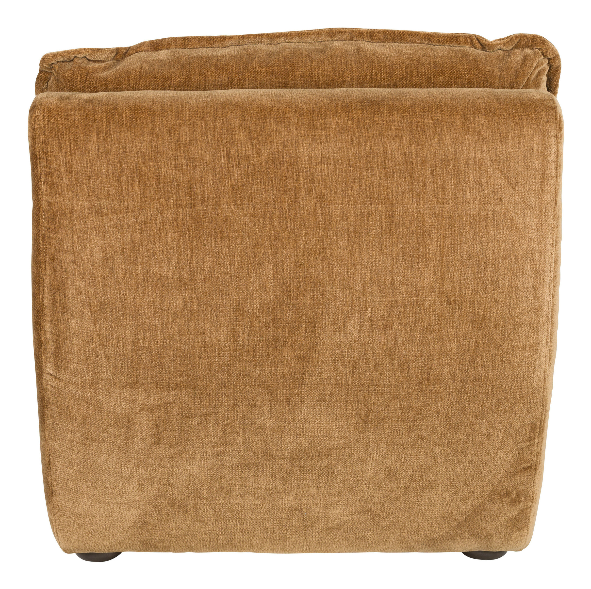 Dutchbone Fauteuil 'Radley' Velvet, kleur Cognac