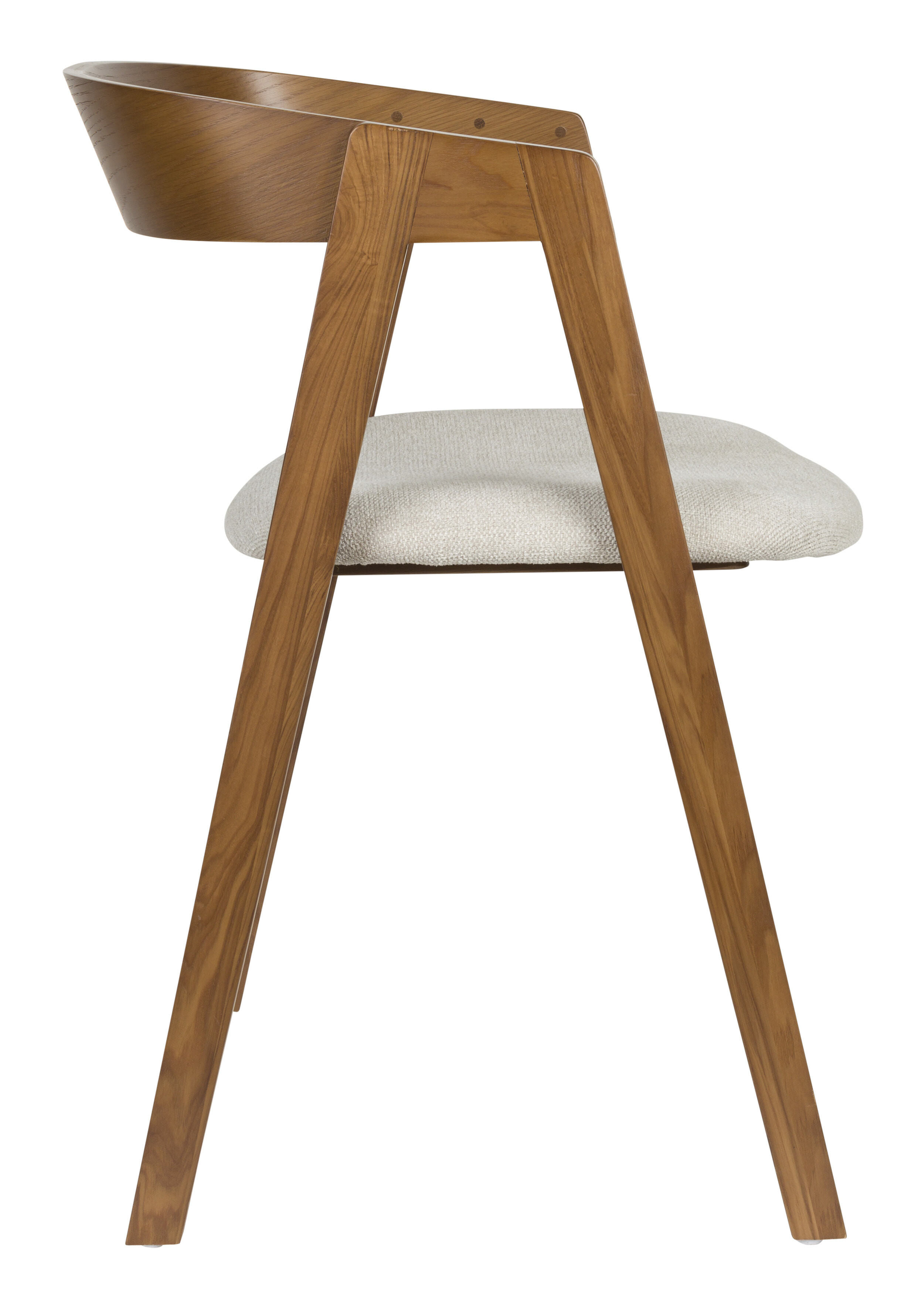 Zuiver Eetkamerstoel 'Mads' Essenhout, kleur Bruin