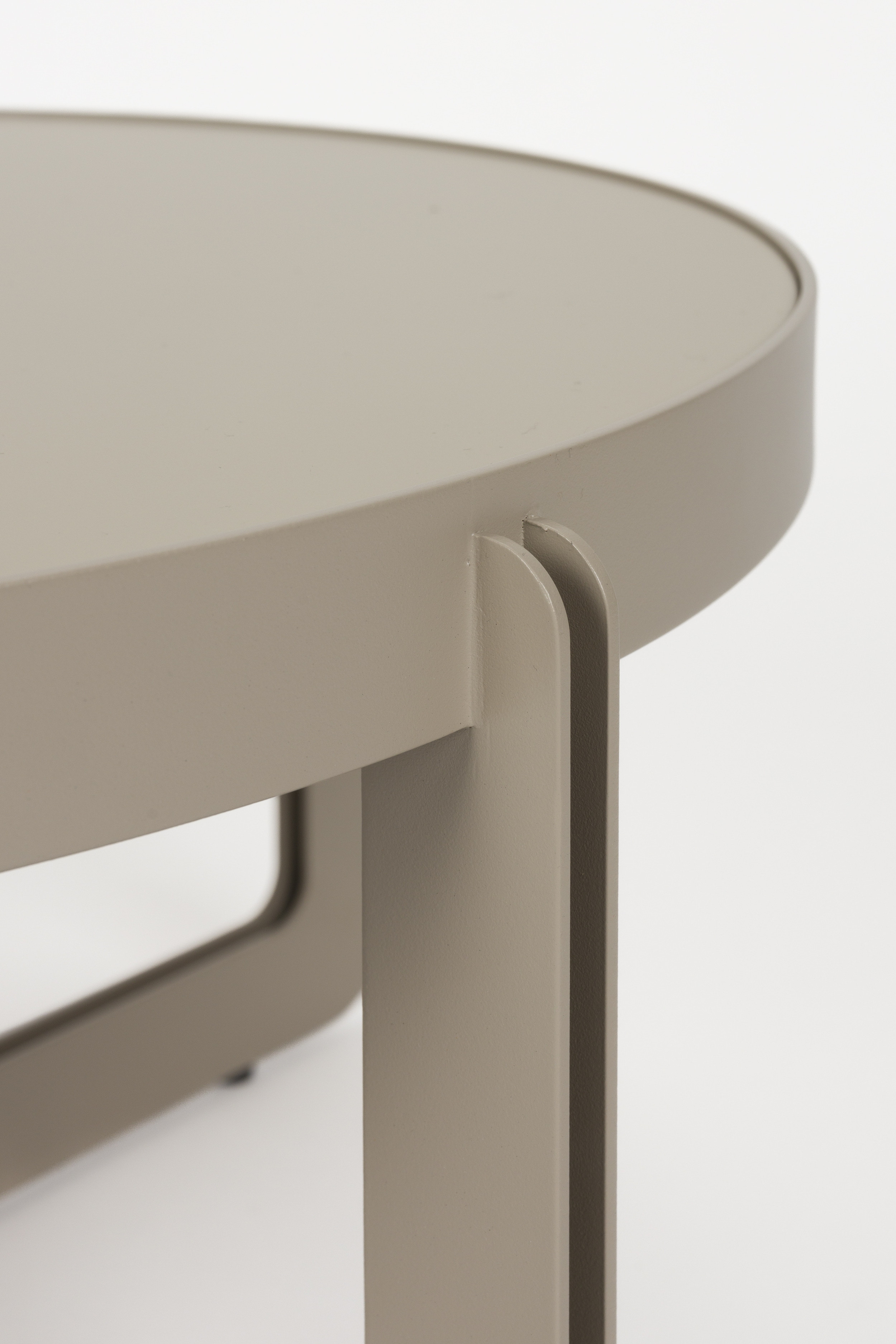 Zuiver Ronde Salontafel 'Centre' 68cm, kleur Beige