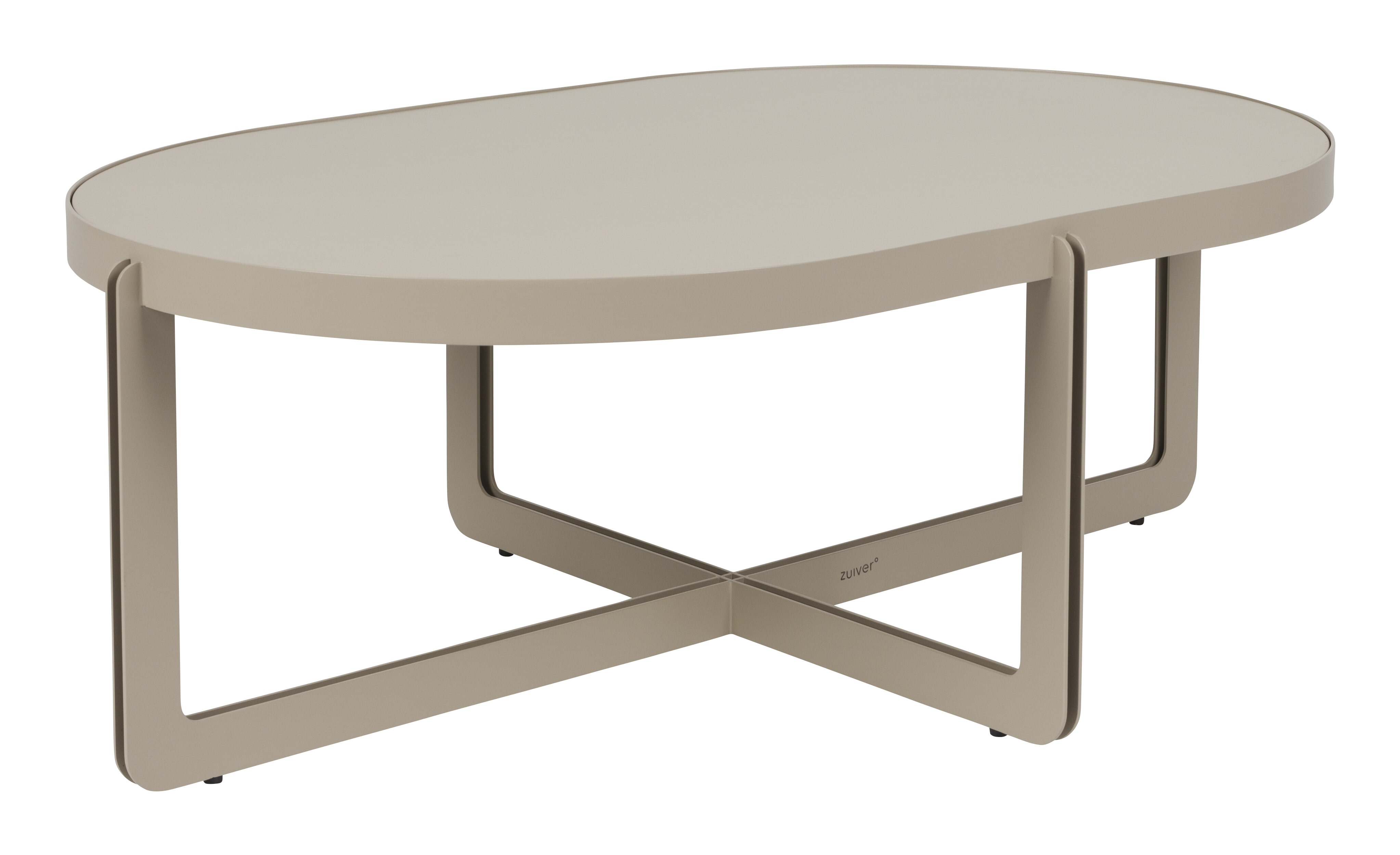 Zuiver Ovale Salontafel Centre 102 x 68cm - Beige