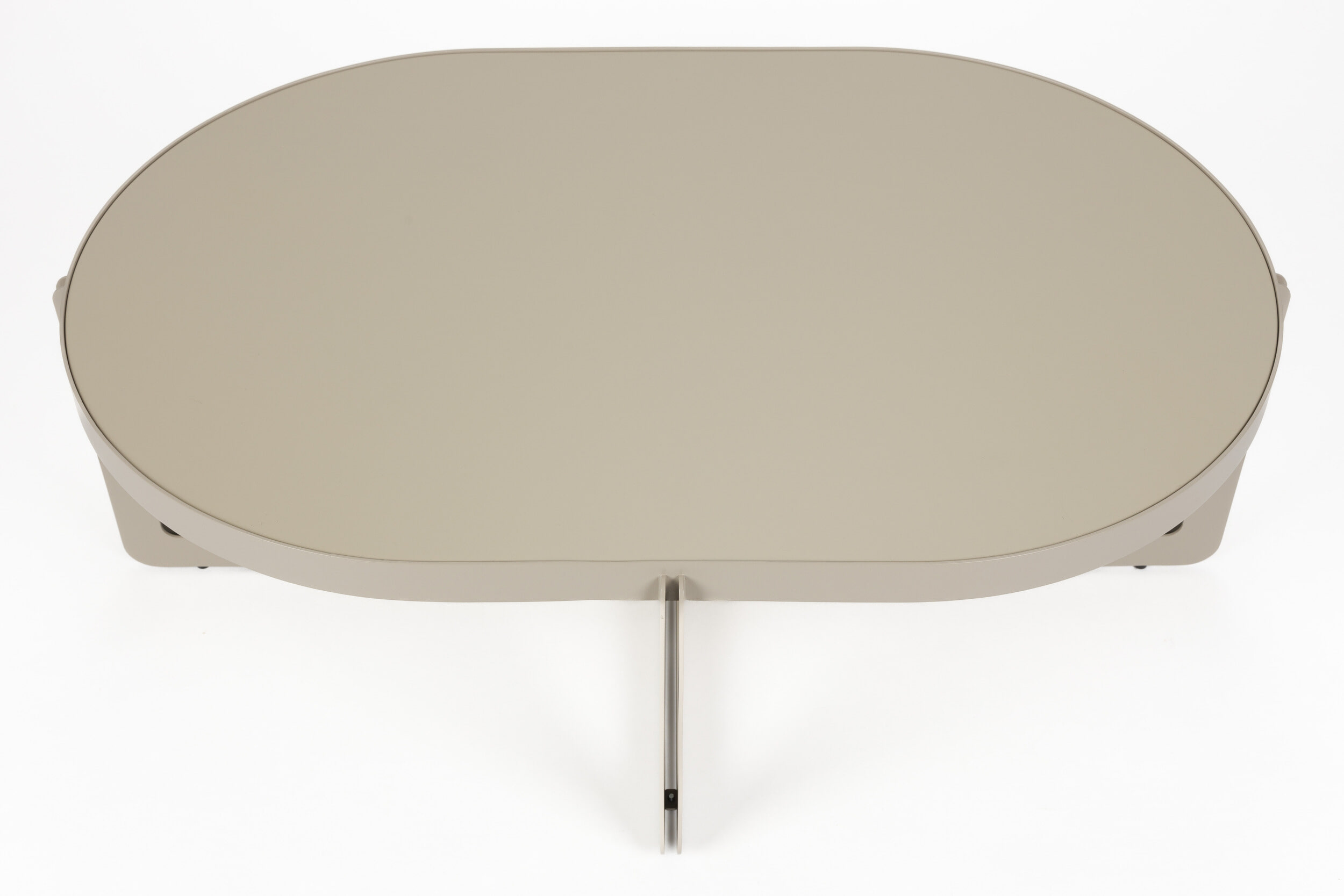 Zuiver Ovale Salontafel 'Centre' 102 x 68cm, kleur Beige