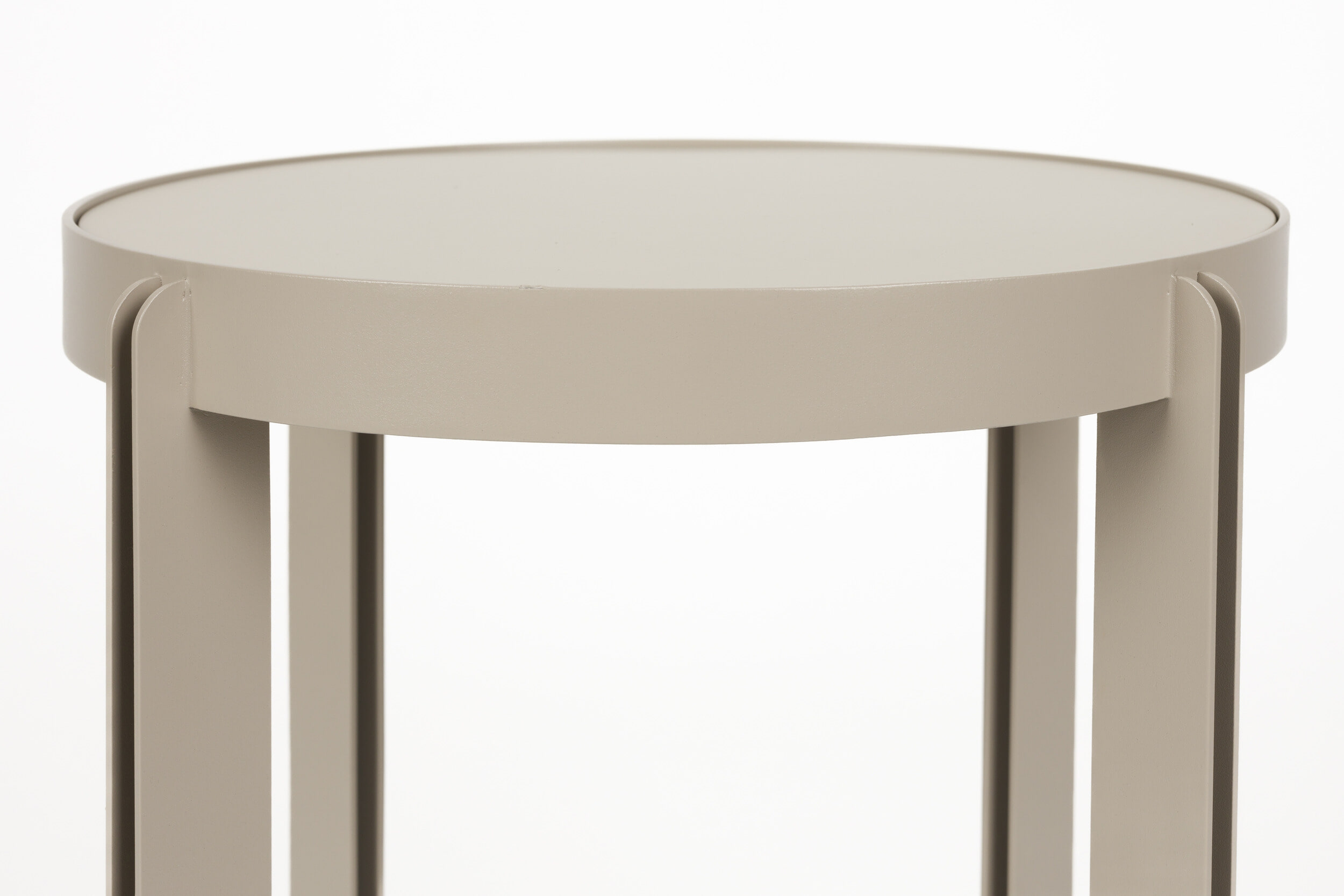 Zuiver Ronde Bijzettafel 'Centre' 43cm, kleur Beige