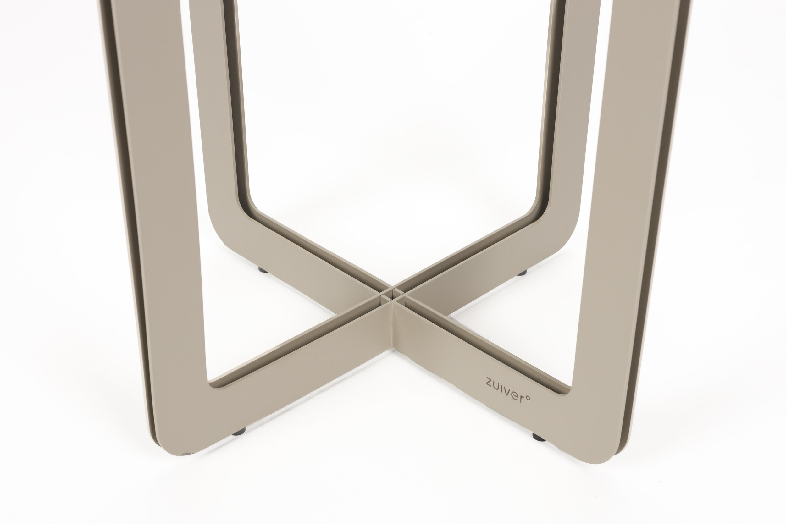 Zuiver Ronde Bijzettafel 'Centre' 43cm, kleur Beige