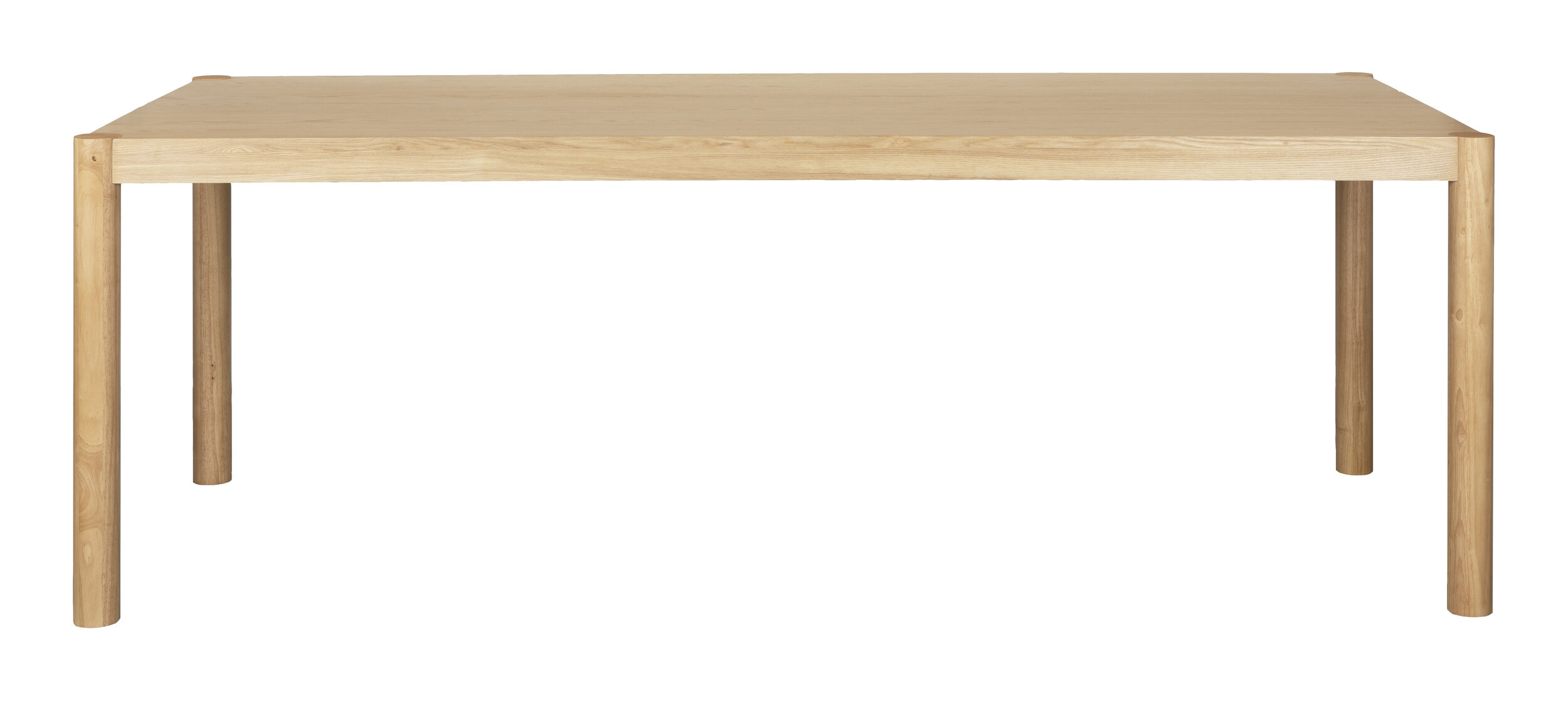 Zuiver Eettafel 'Sticks' Essen en rubberhout, 220 x 92cm
