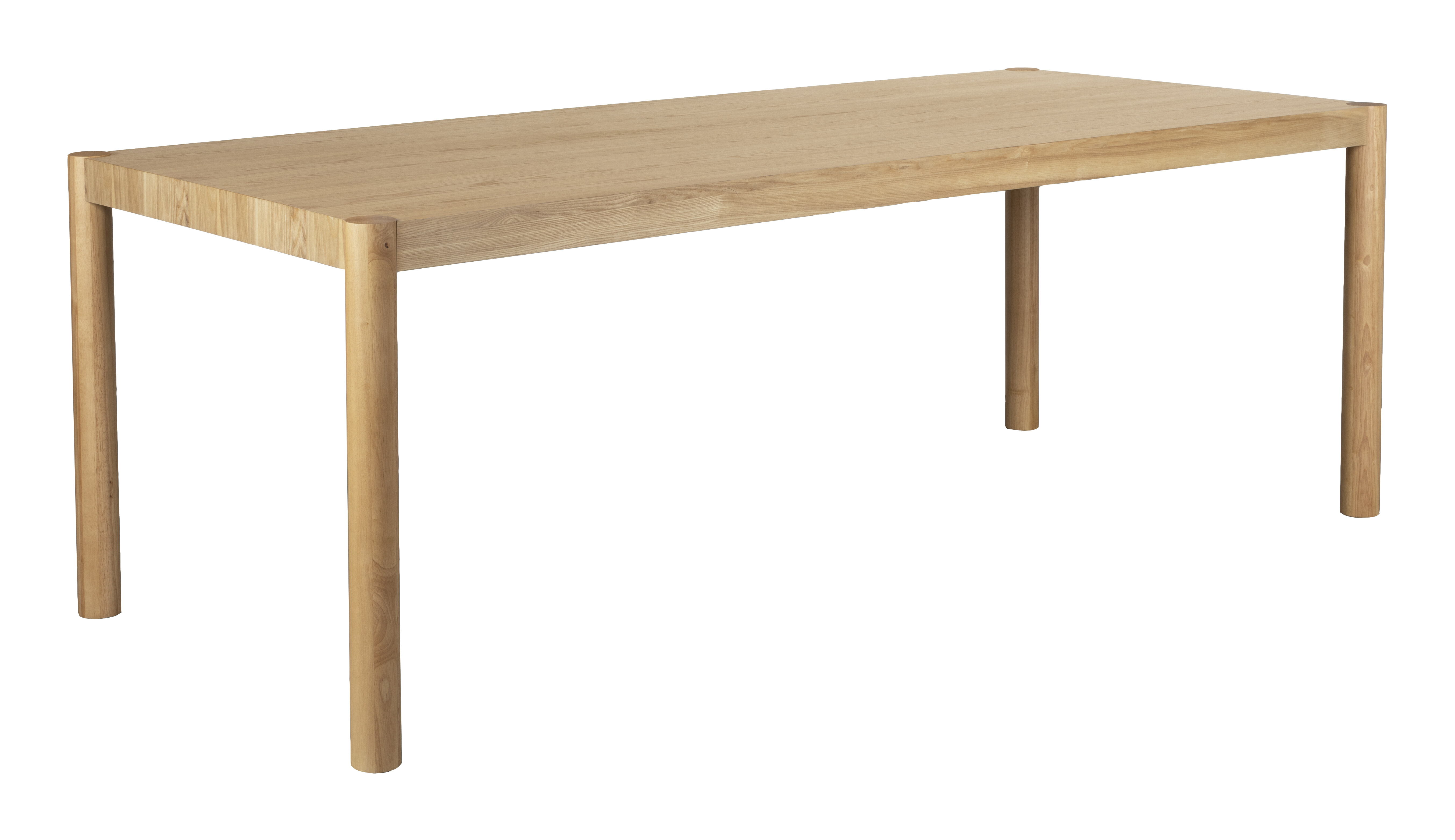 Zuiver Eettafel 'Sticks' Essen en rubberhout, 220 x 92cm