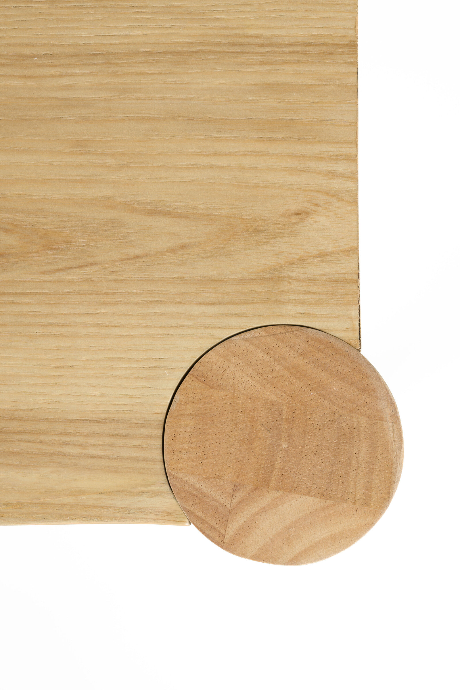 Zuiver Eettafel 'Sticks' Essen en rubberhout, 220 x 92cm