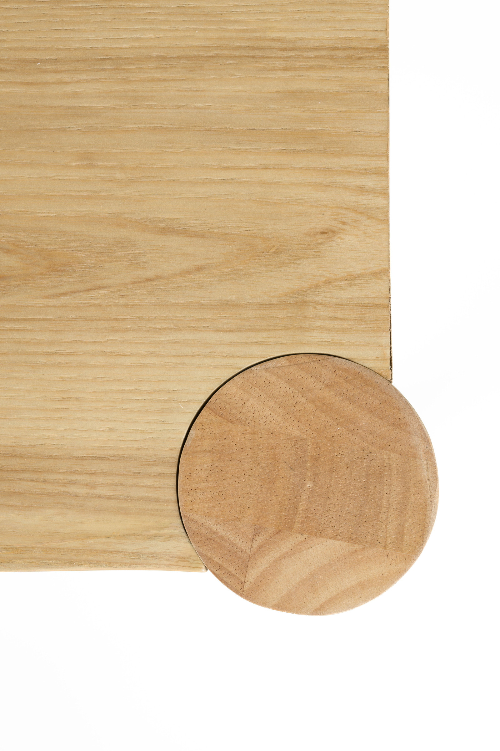 Zuiver Eettafel 'Sticks' Essen en rubberhout, 182 x 92cm