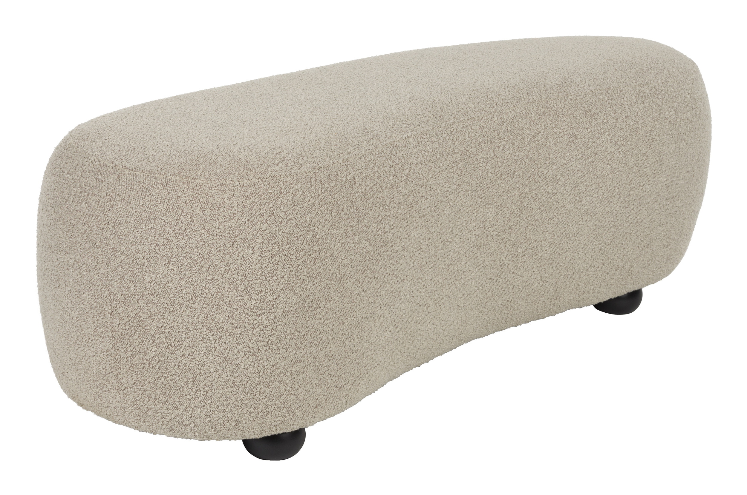 ZILT Hocker 'Cheron' Bouclé, kleur Beige