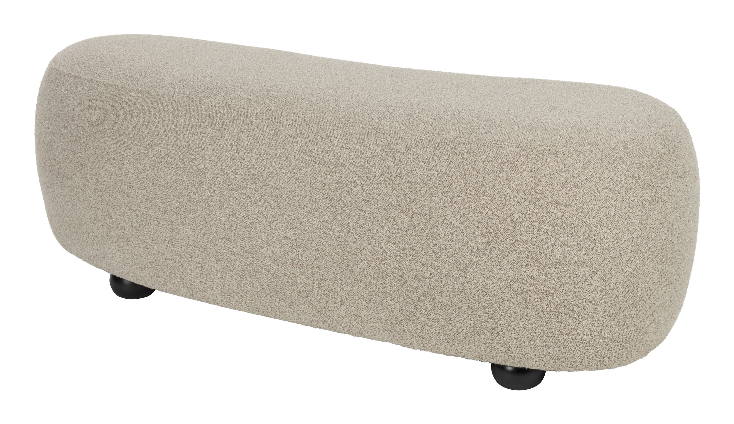 ZILT Hocker 'Cheron' Bouclé, kleur Beige
