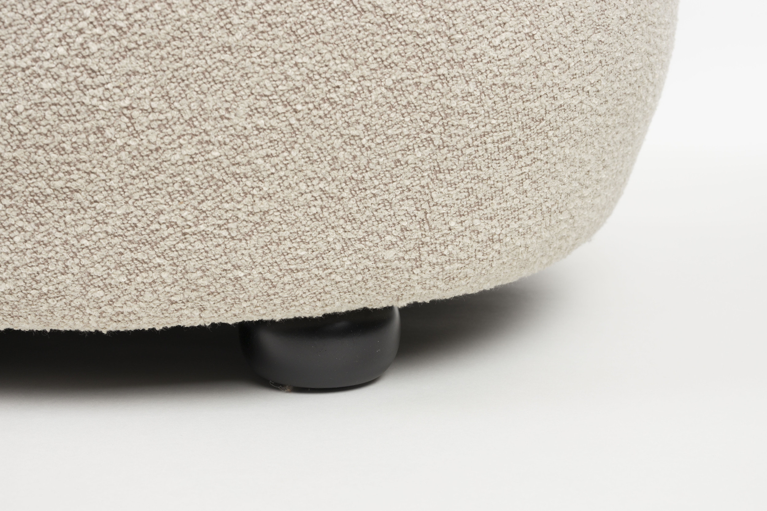 ZILT Hocker 'Cheron' Bouclé, kleur Beige
