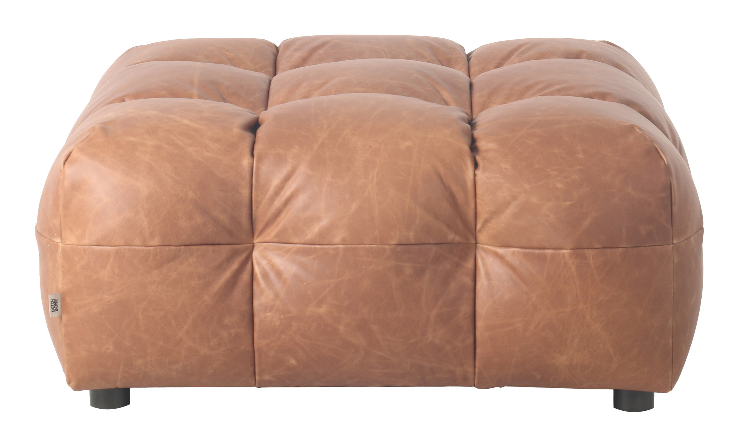 Dutchbone Hocker Hackman Leder