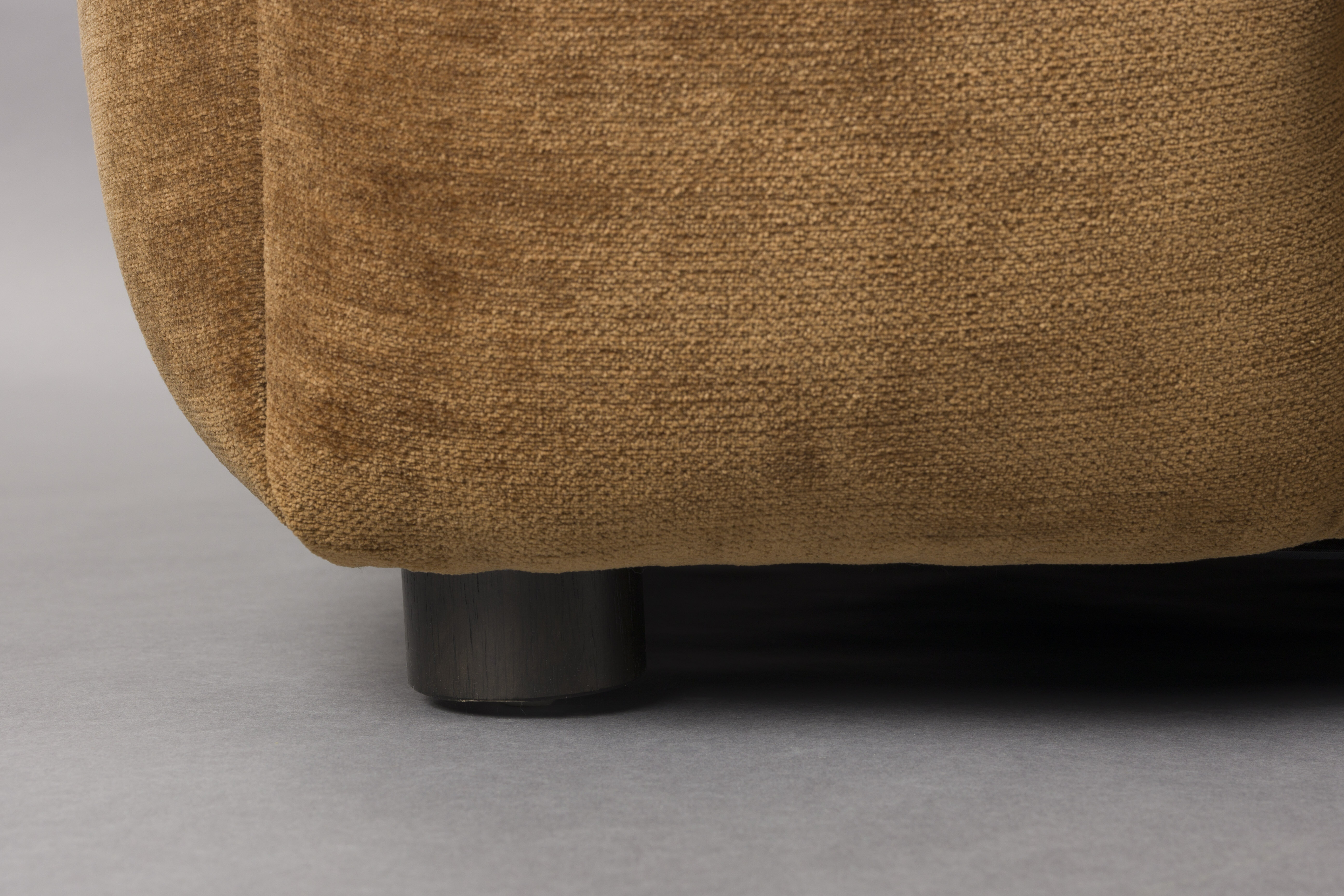Dutchbone 3-zits Bank 'Hackman' Velvet, kleur Cognac