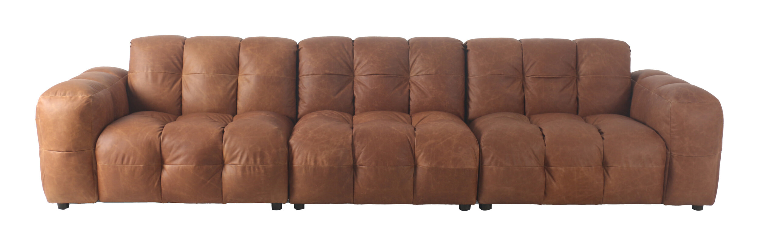 Dutchbone 4,5-zits Bank 'Hackman' Leder