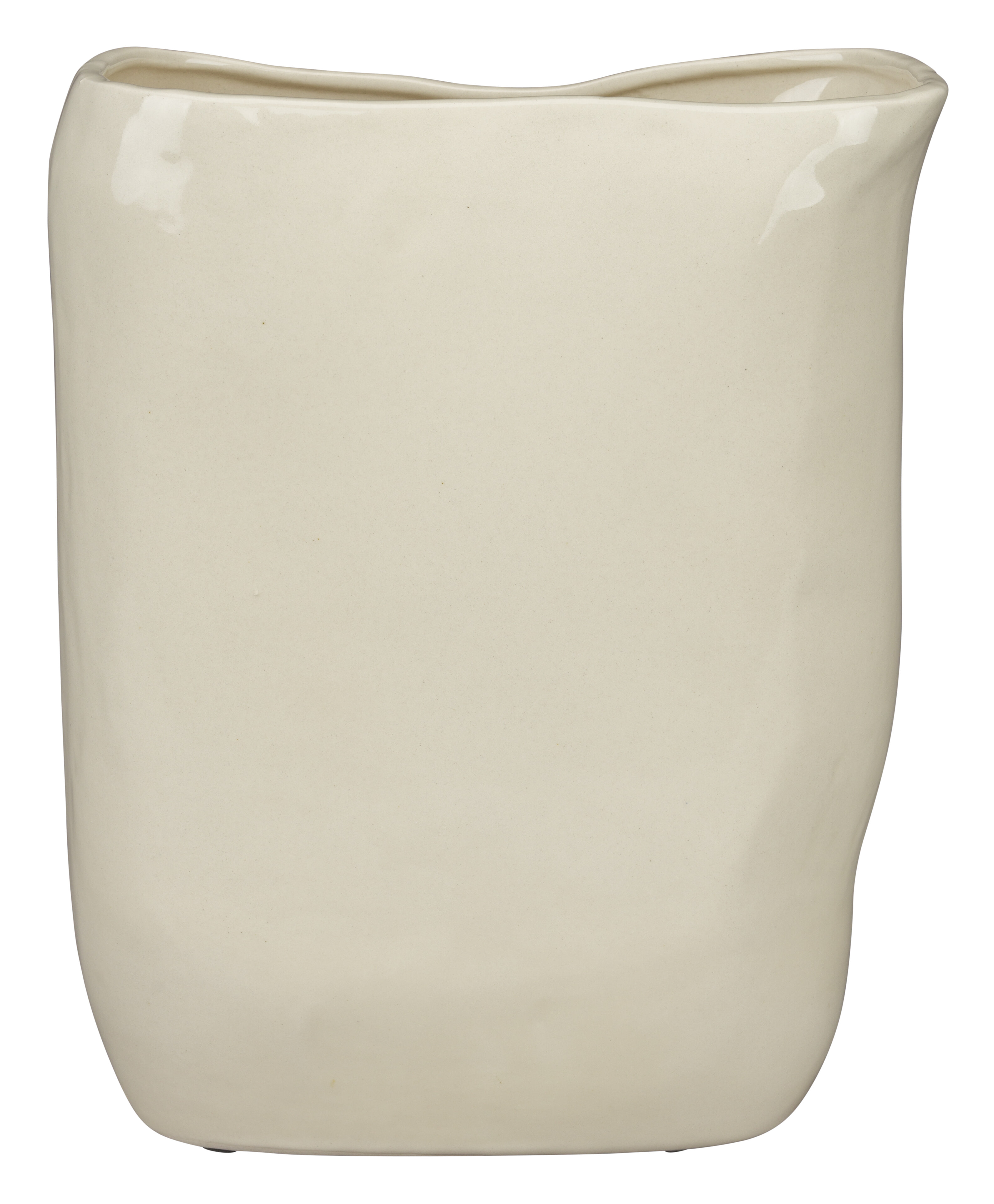 Dutchbone Vaas Edna 31cm - Beige