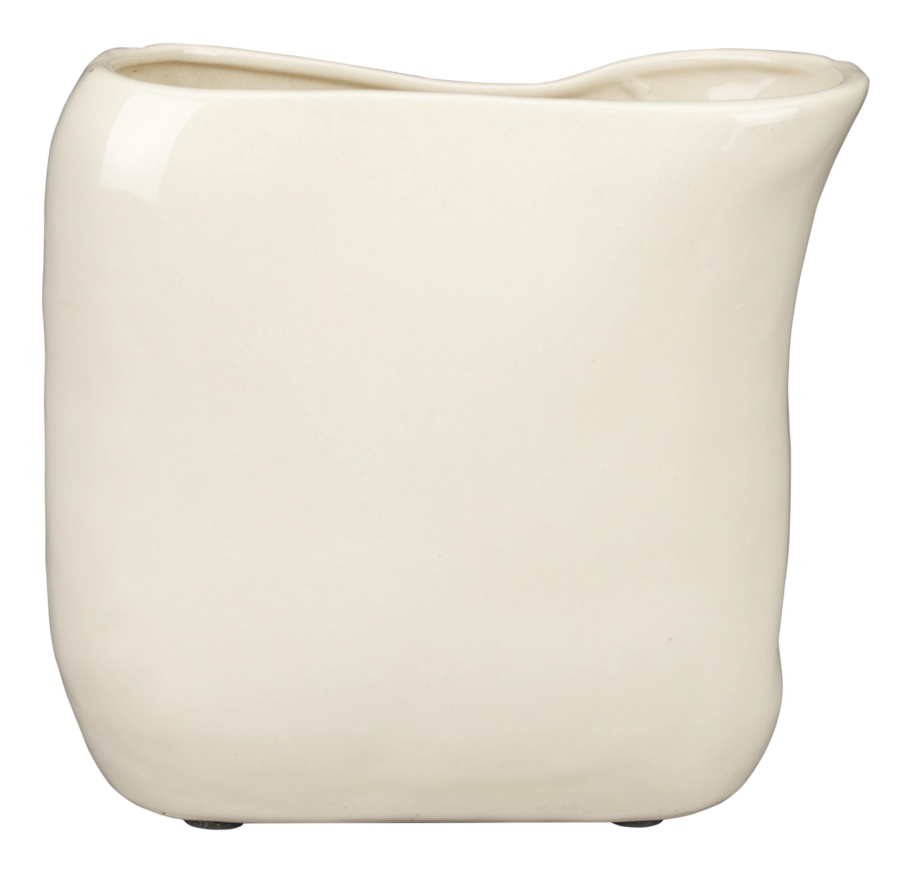 Dutchbone Vaas Edna 18cm - Beige